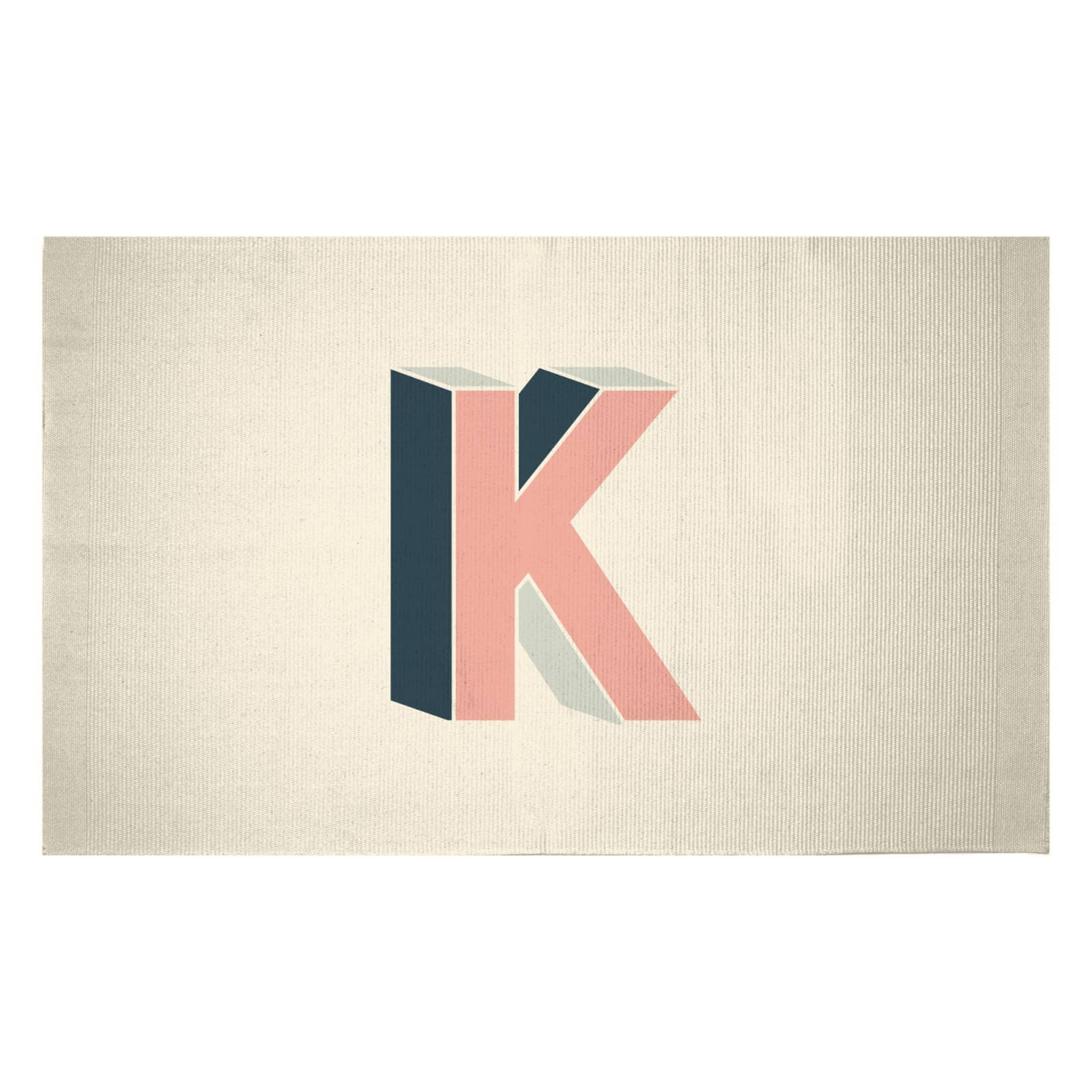 K Woven Rug - Small