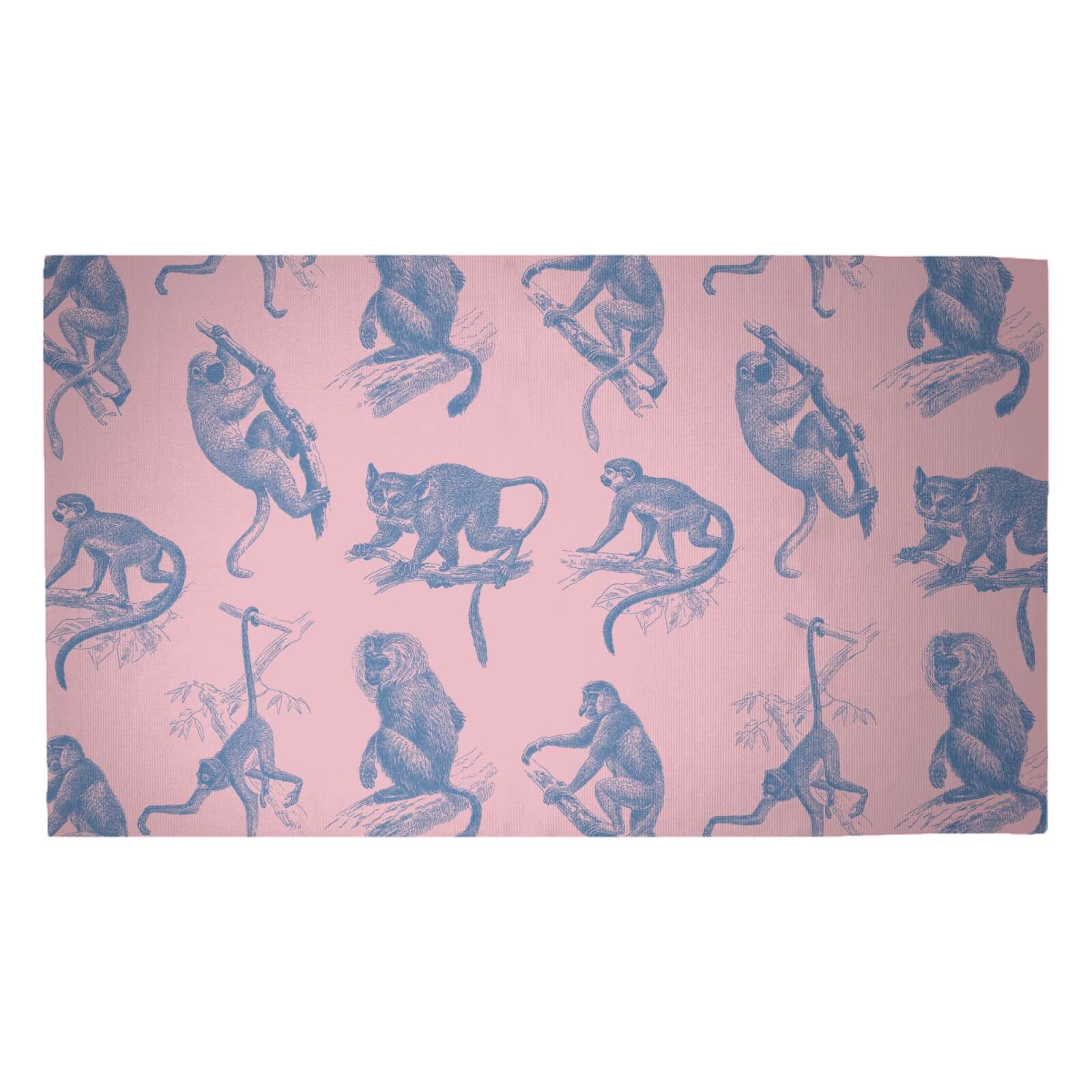 Monkeys Woven Rug - Medium