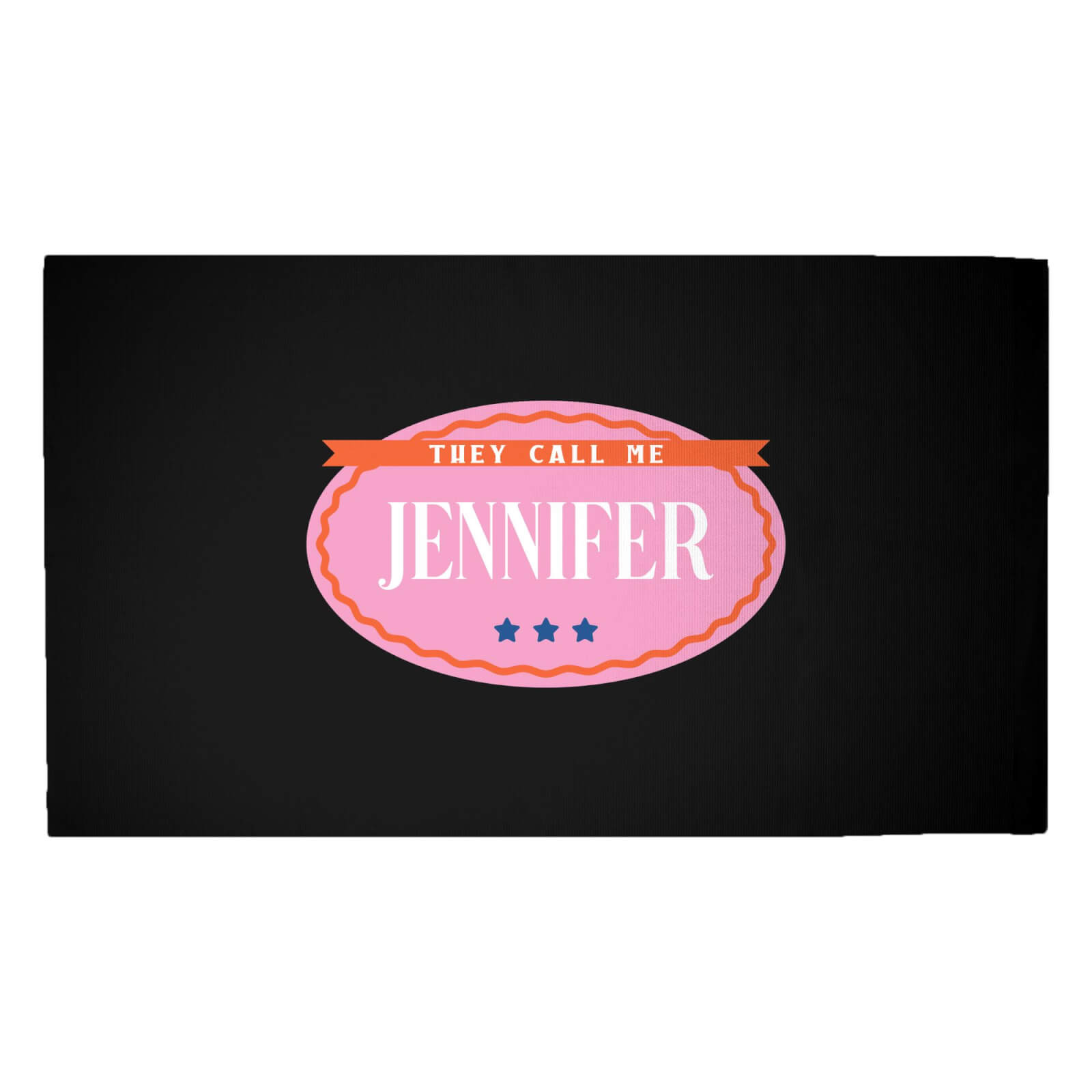 They Call Me Jennifer Woven Rug - Medium