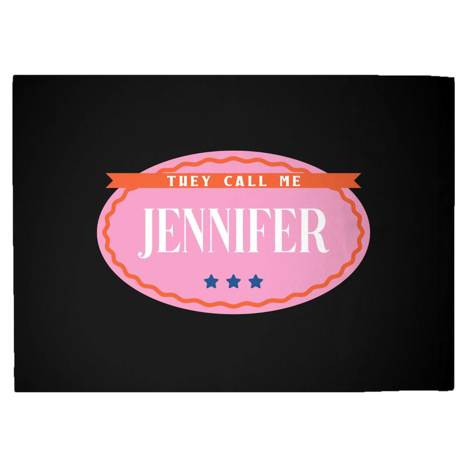 They Call Me Jennifer Woven Rug - Large