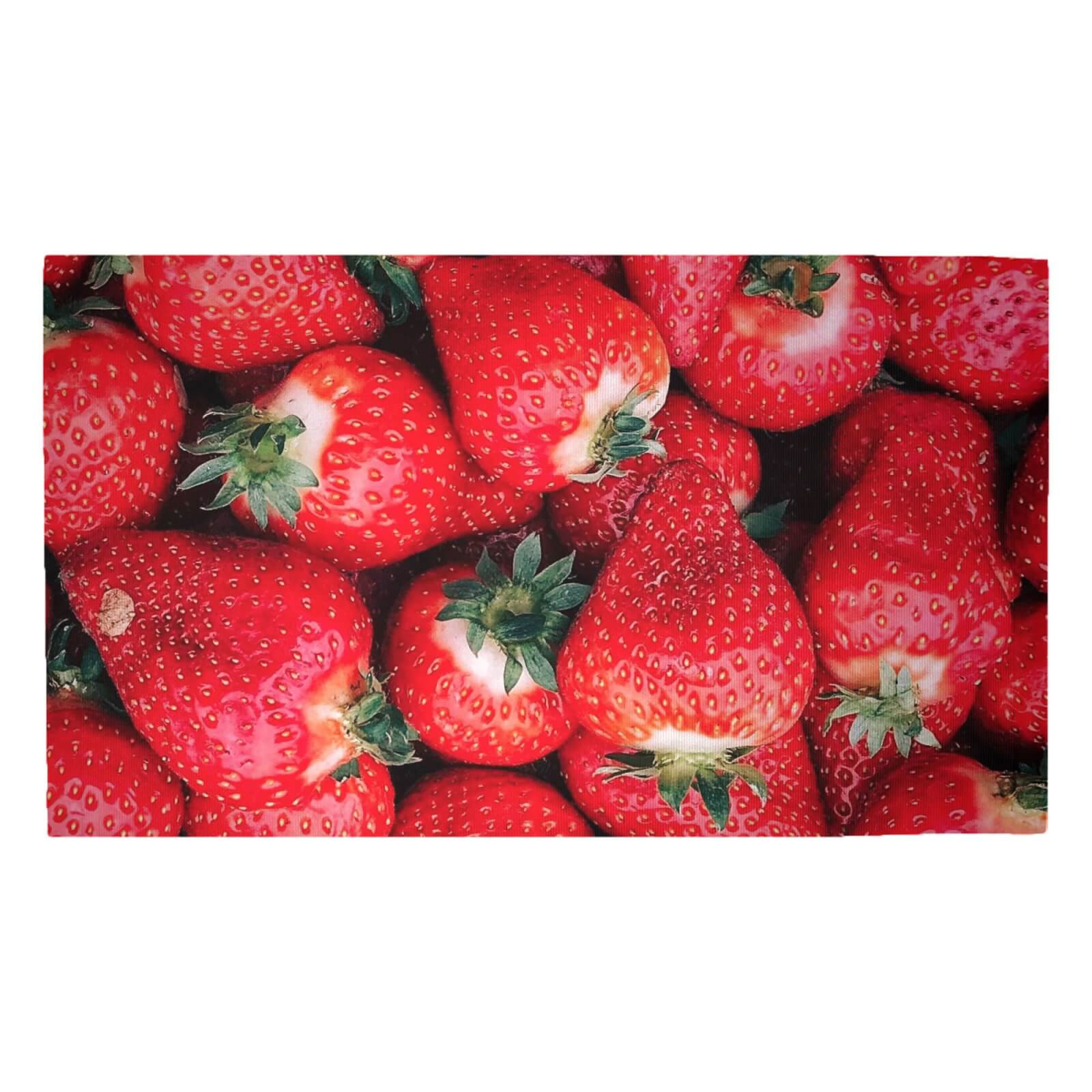 Strawberries Woven Rug - Medium
