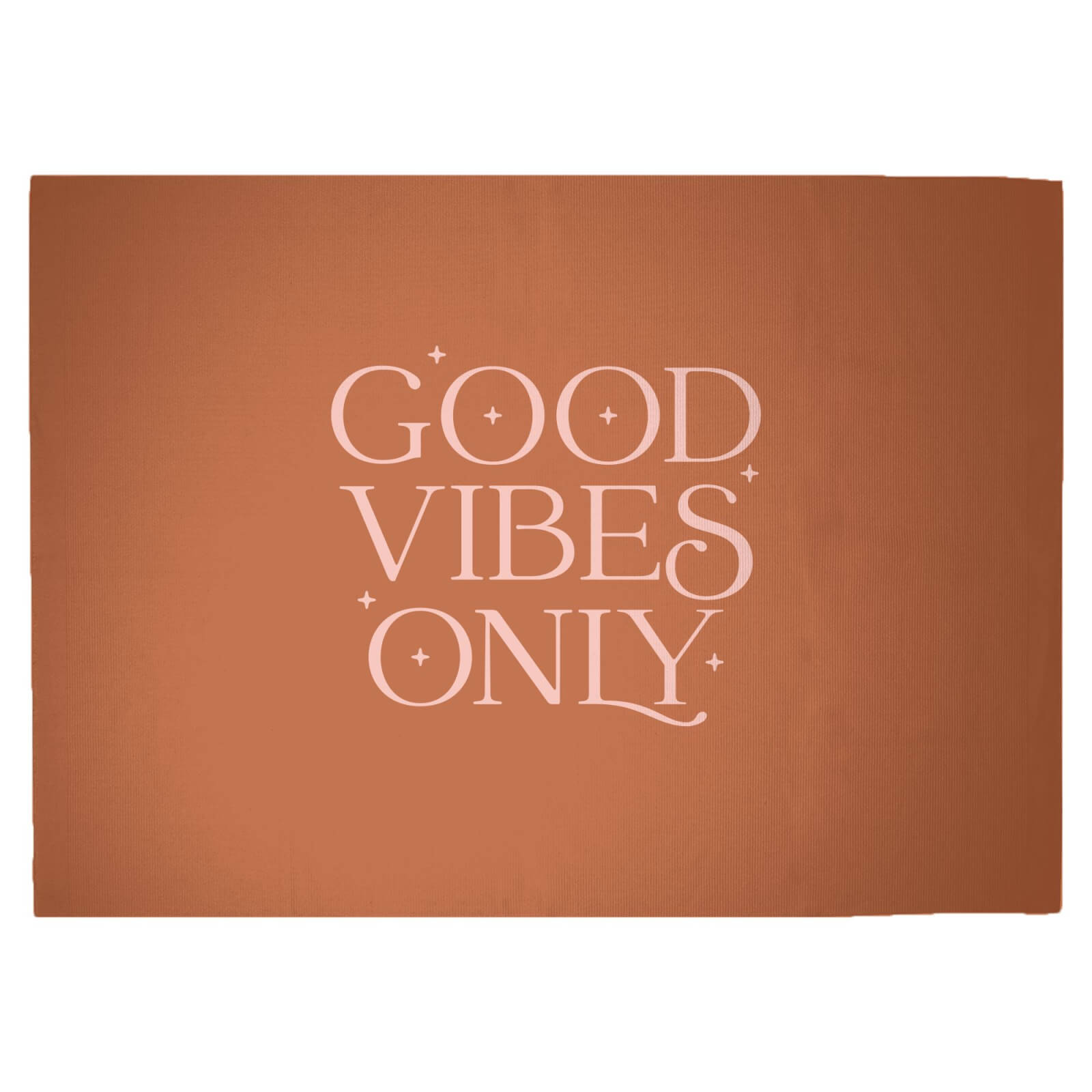Good Vibes Only Woven Rug - Large