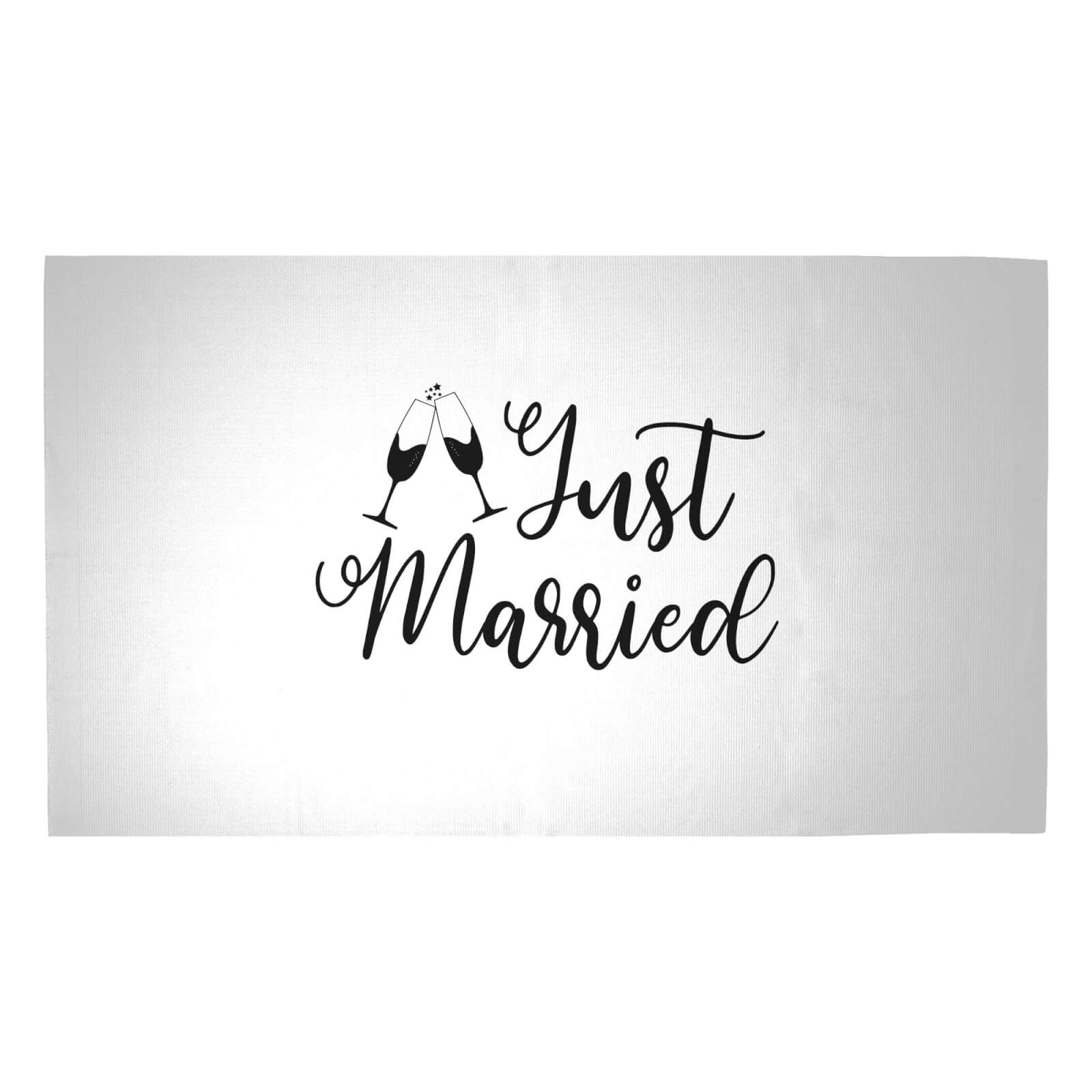 Just Married Signature Woven Rug - Medium