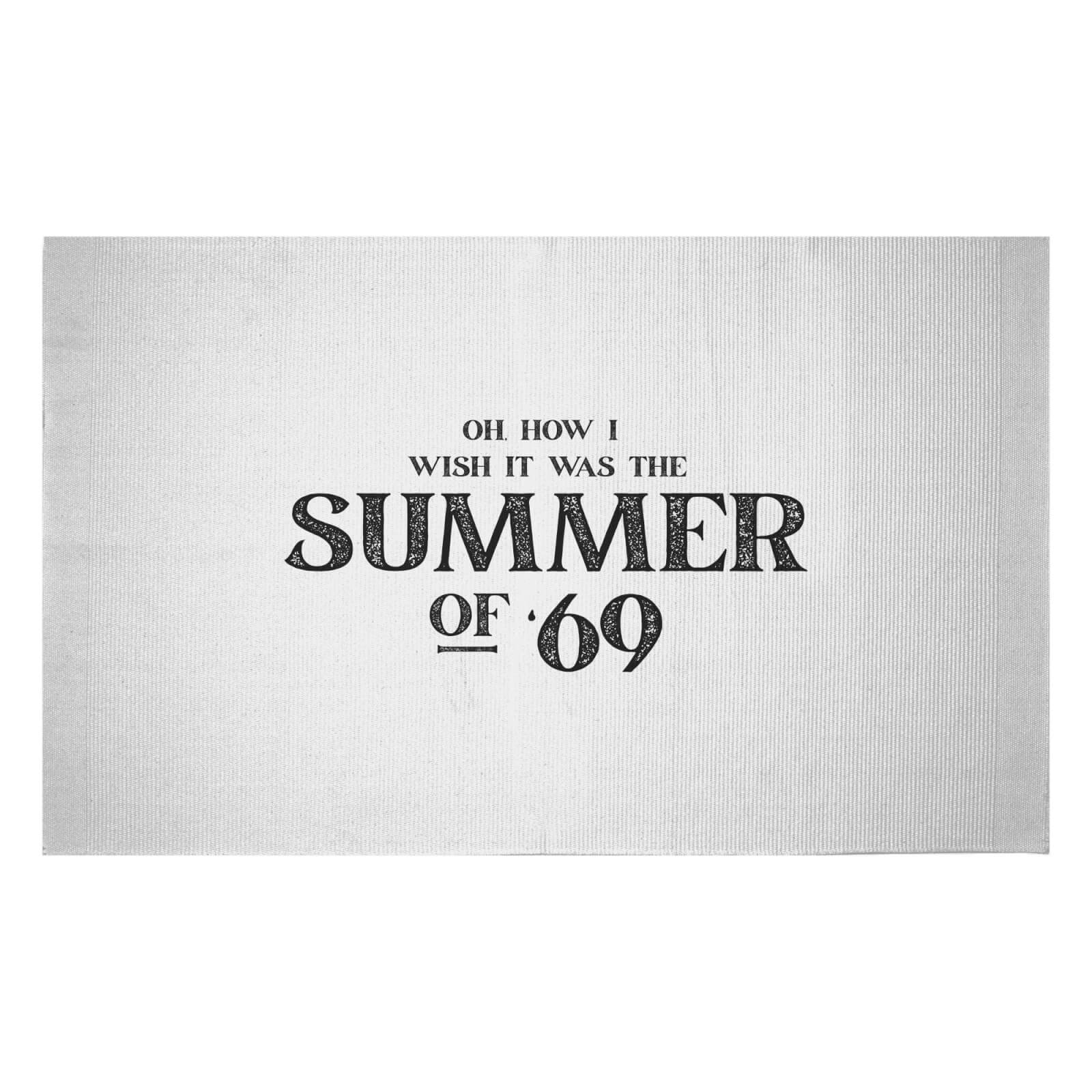 Oh, How I Wish It Was The Summer Of '69 Woven Rug - Small