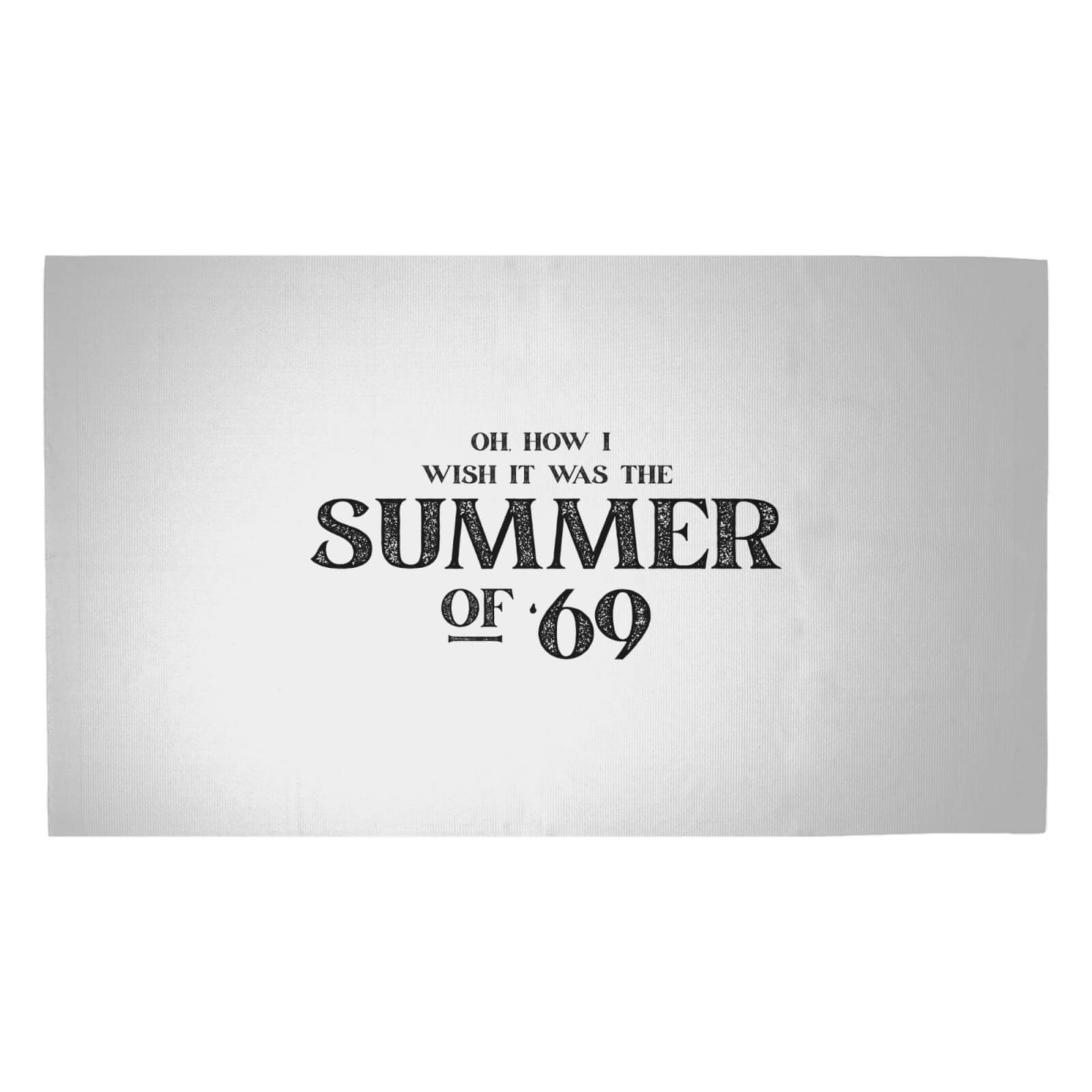 Oh, How I Wish It Was The Summer Of '69 Woven Rug - Medium