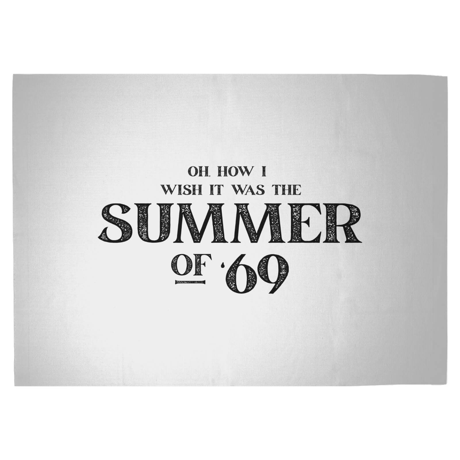 Oh, How I Wish It Was The Summer Of '69 Woven Rug - Large