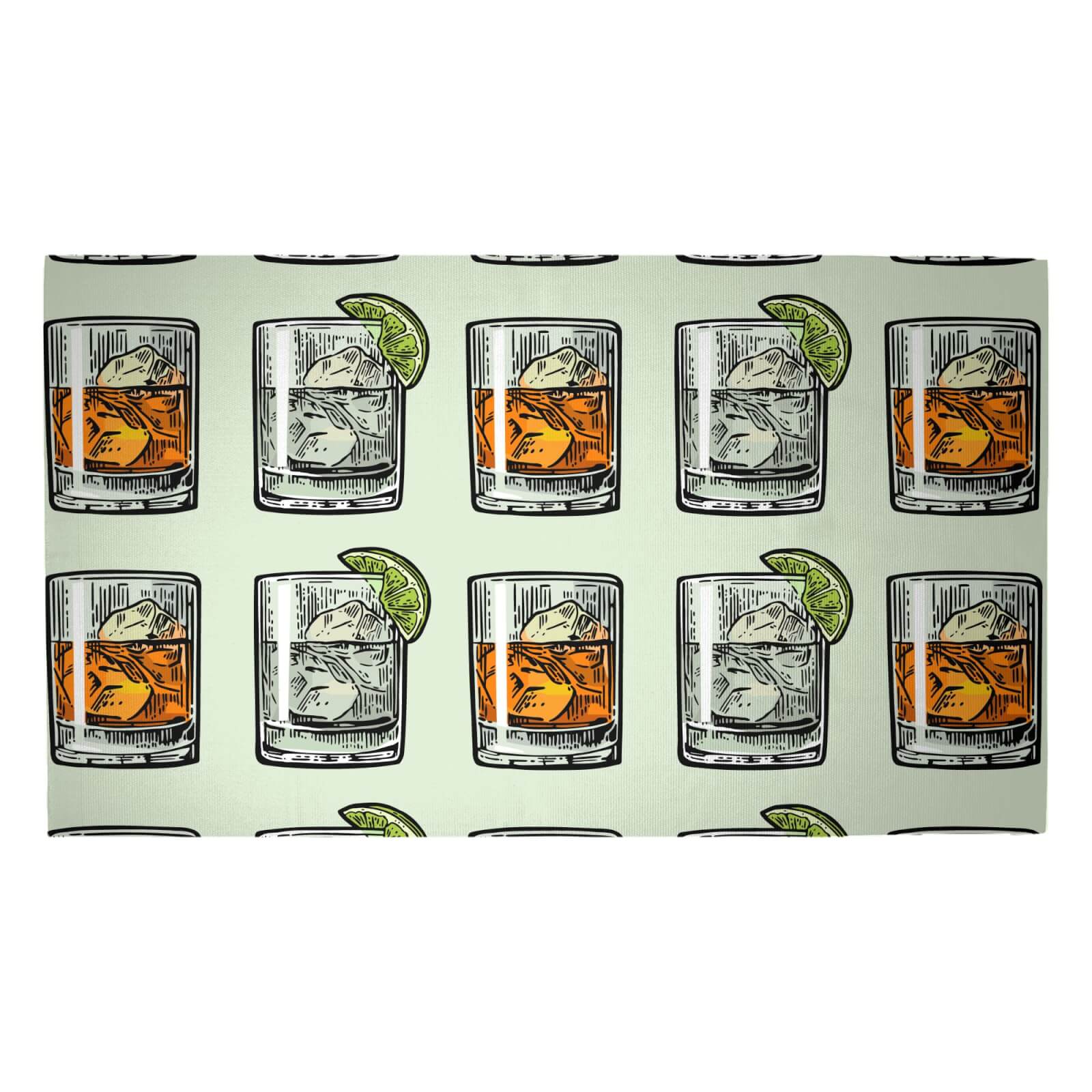 Whisky And Vodka Woven Rug - Medium