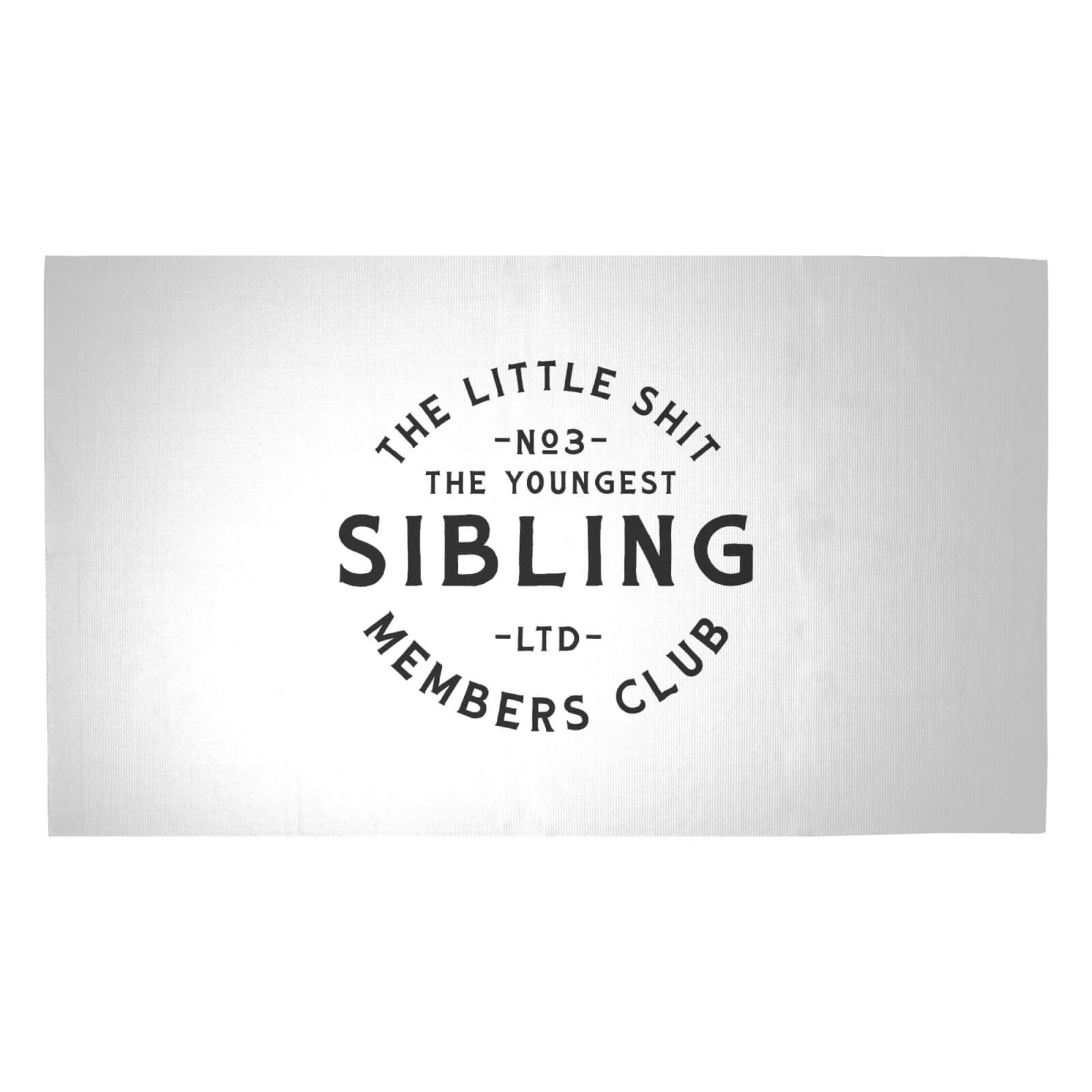 The Youngest Sibling Little Shit Woven Rug - Medium