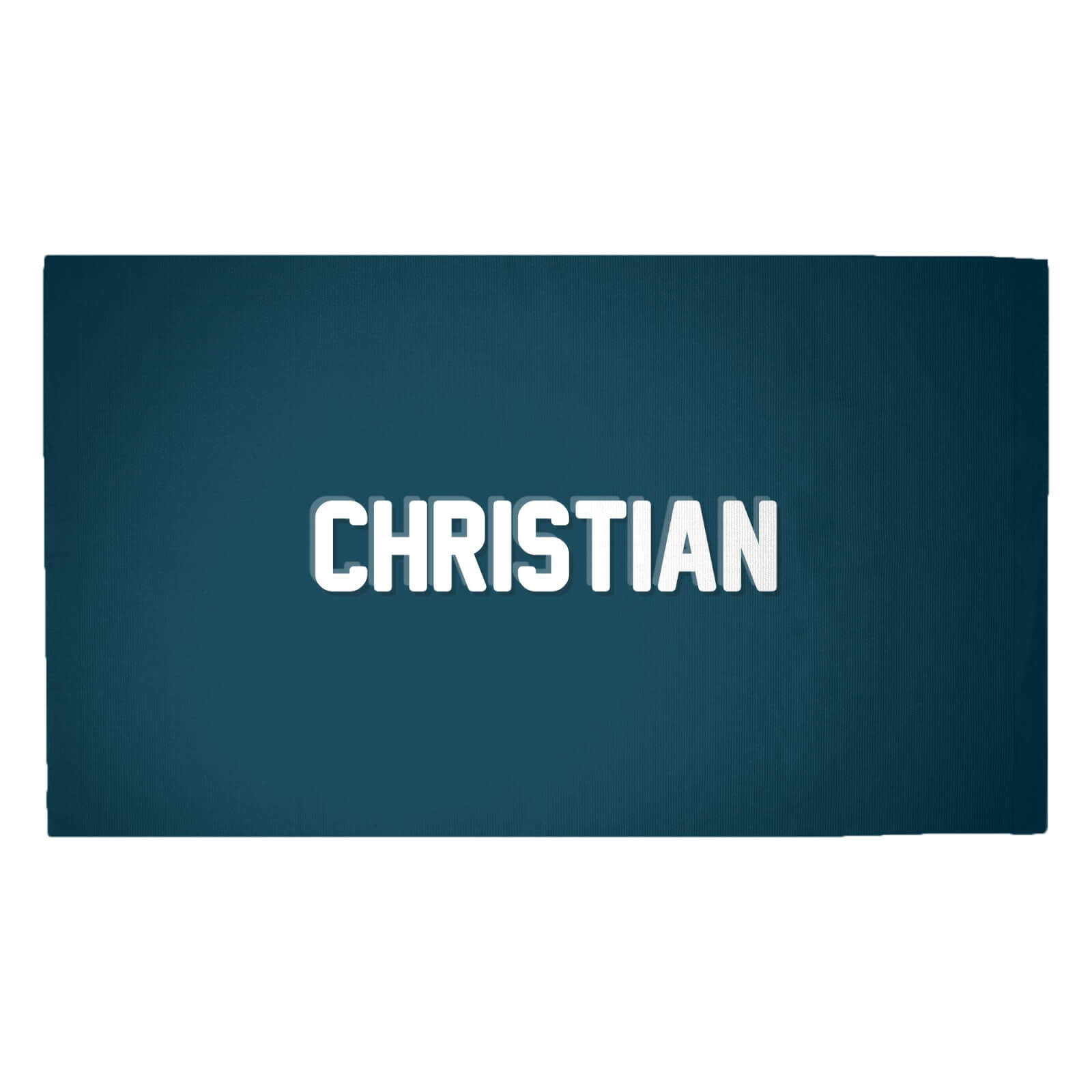 Embossed Christian Woven Rug - Medium