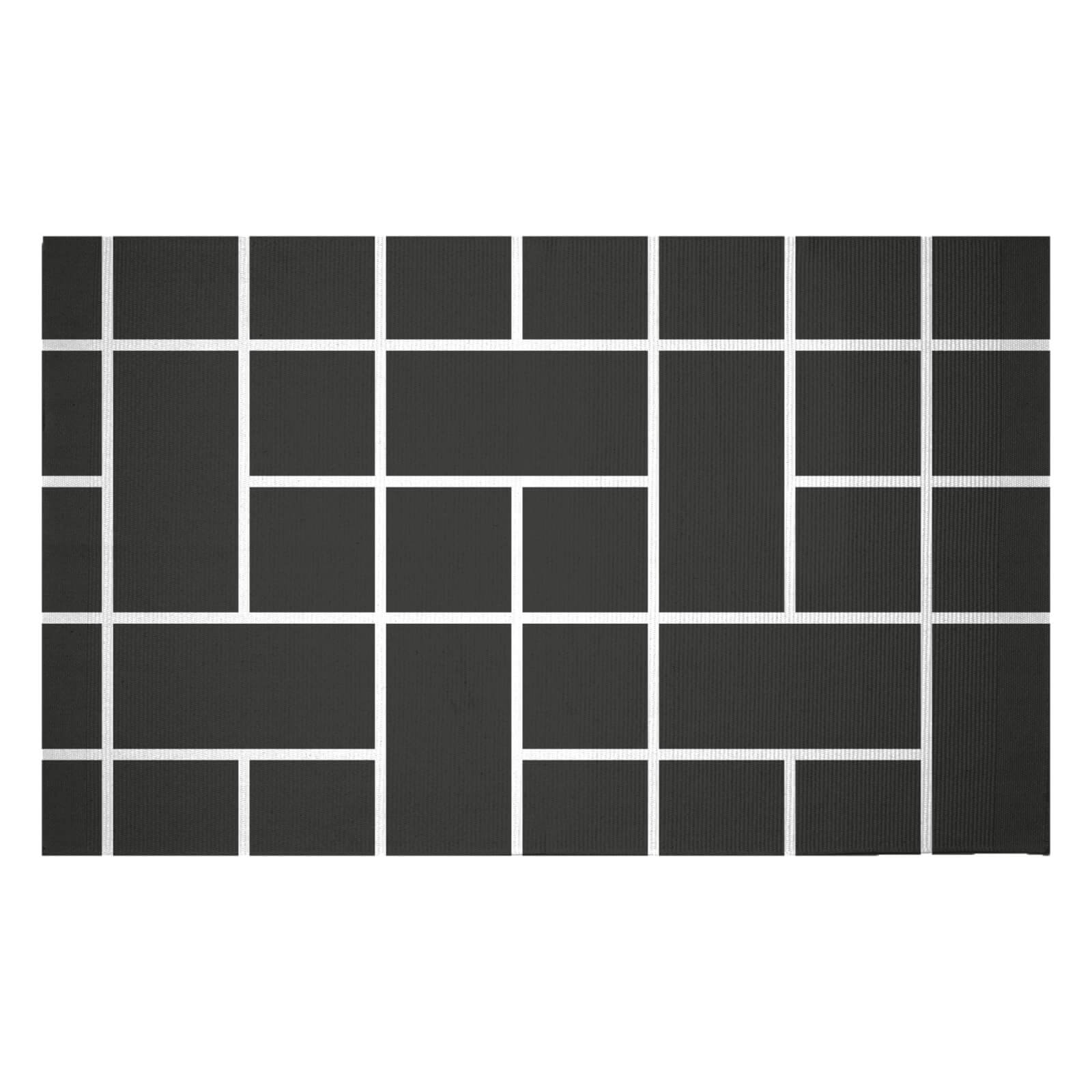 Tesselated Blocks Woven Rug - Small