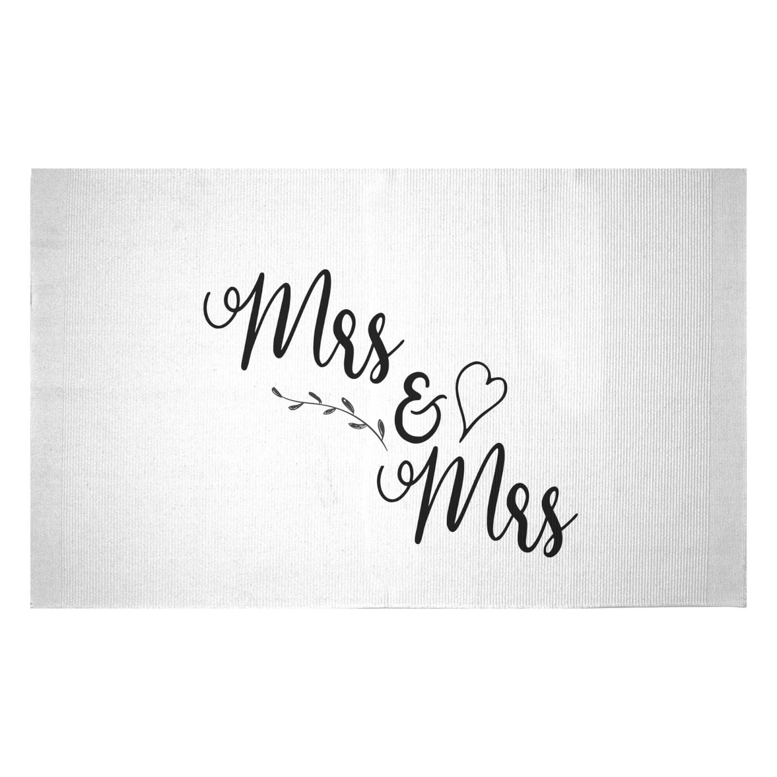 Mrs & Mrs Woven Rug - Small