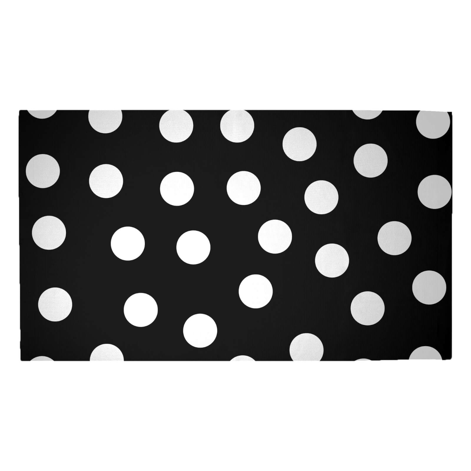 Inverted Polka Dots Woven Rug - Medium