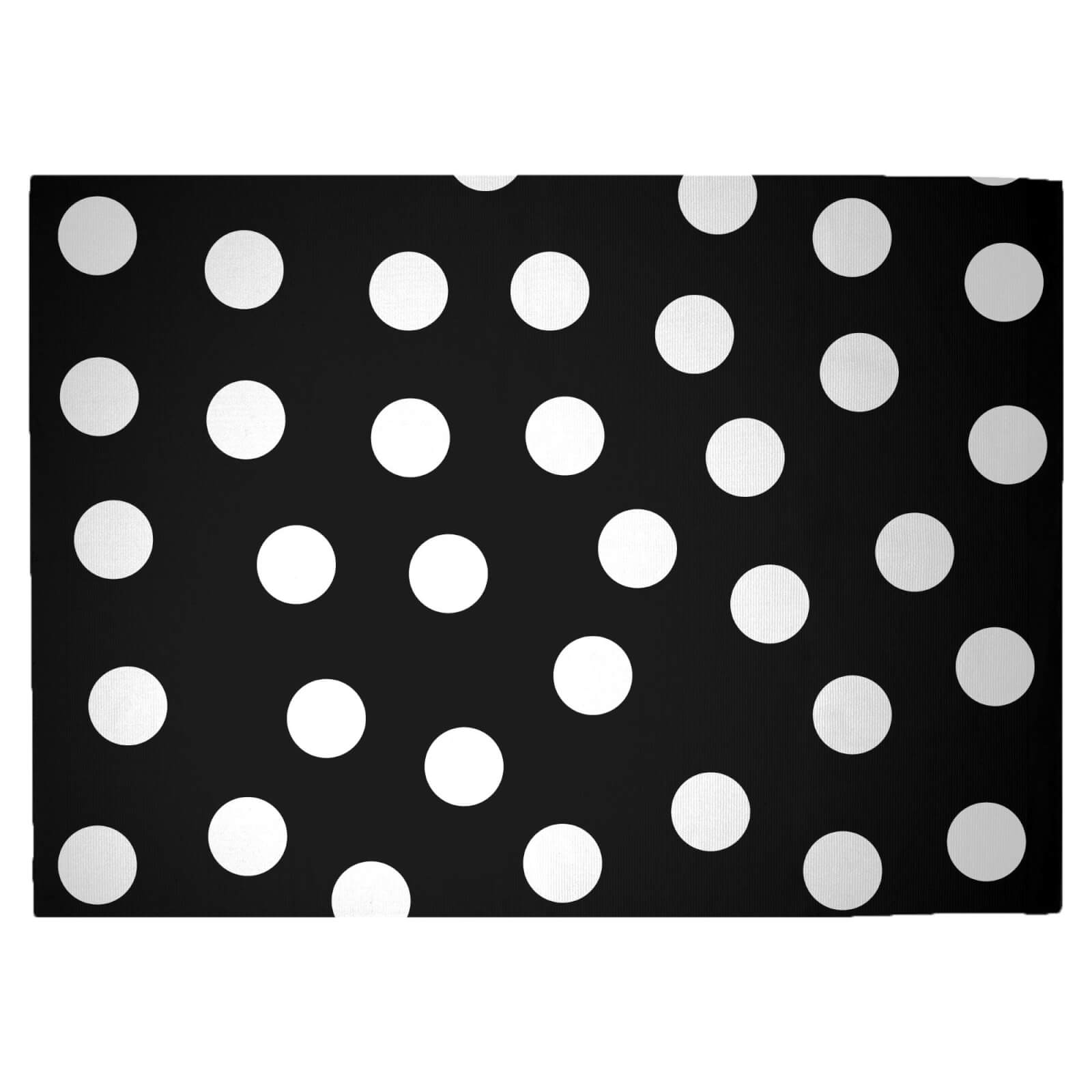 Inverted Polka Dots Woven Rug - Large