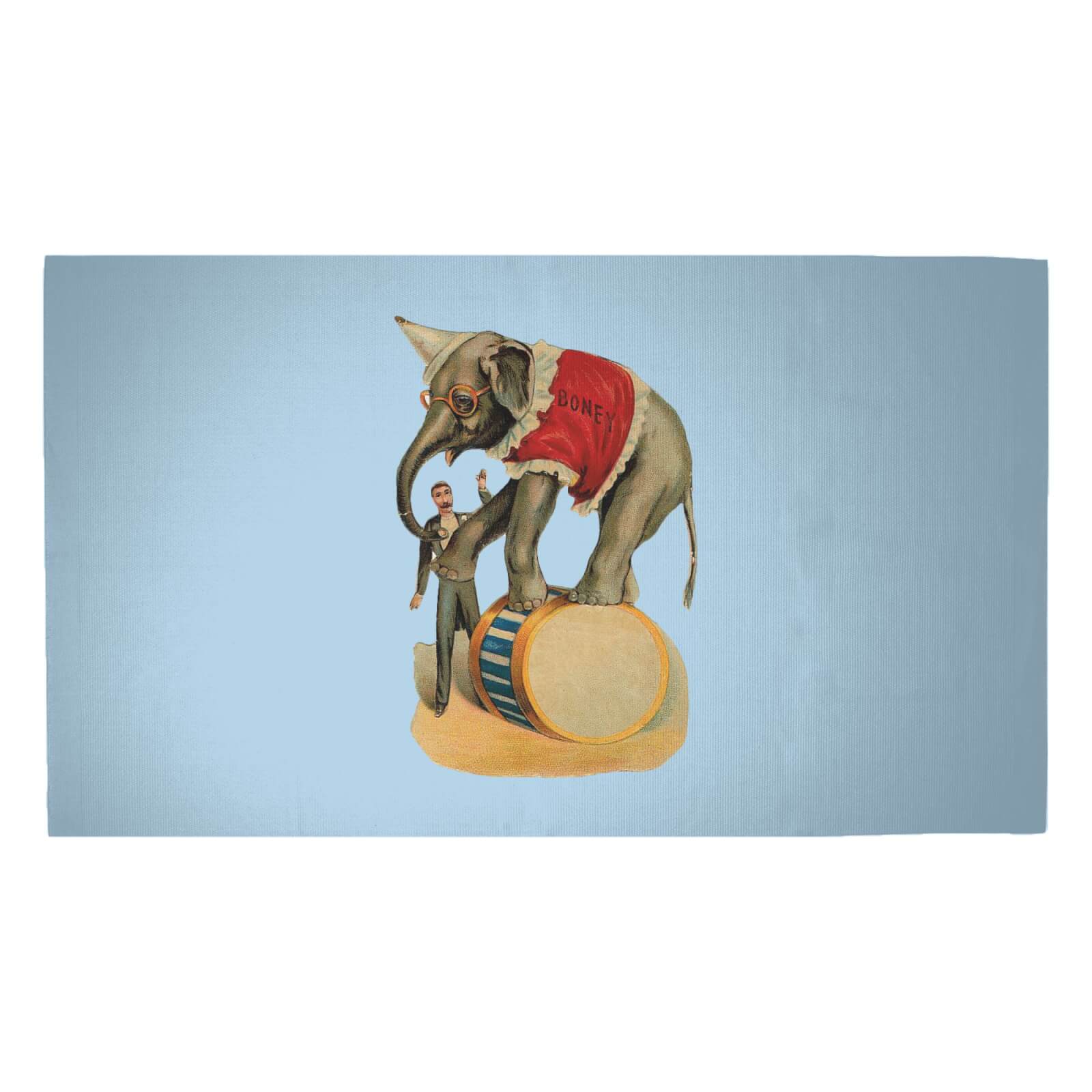 Elephant Tricks Woven Rug - Medium