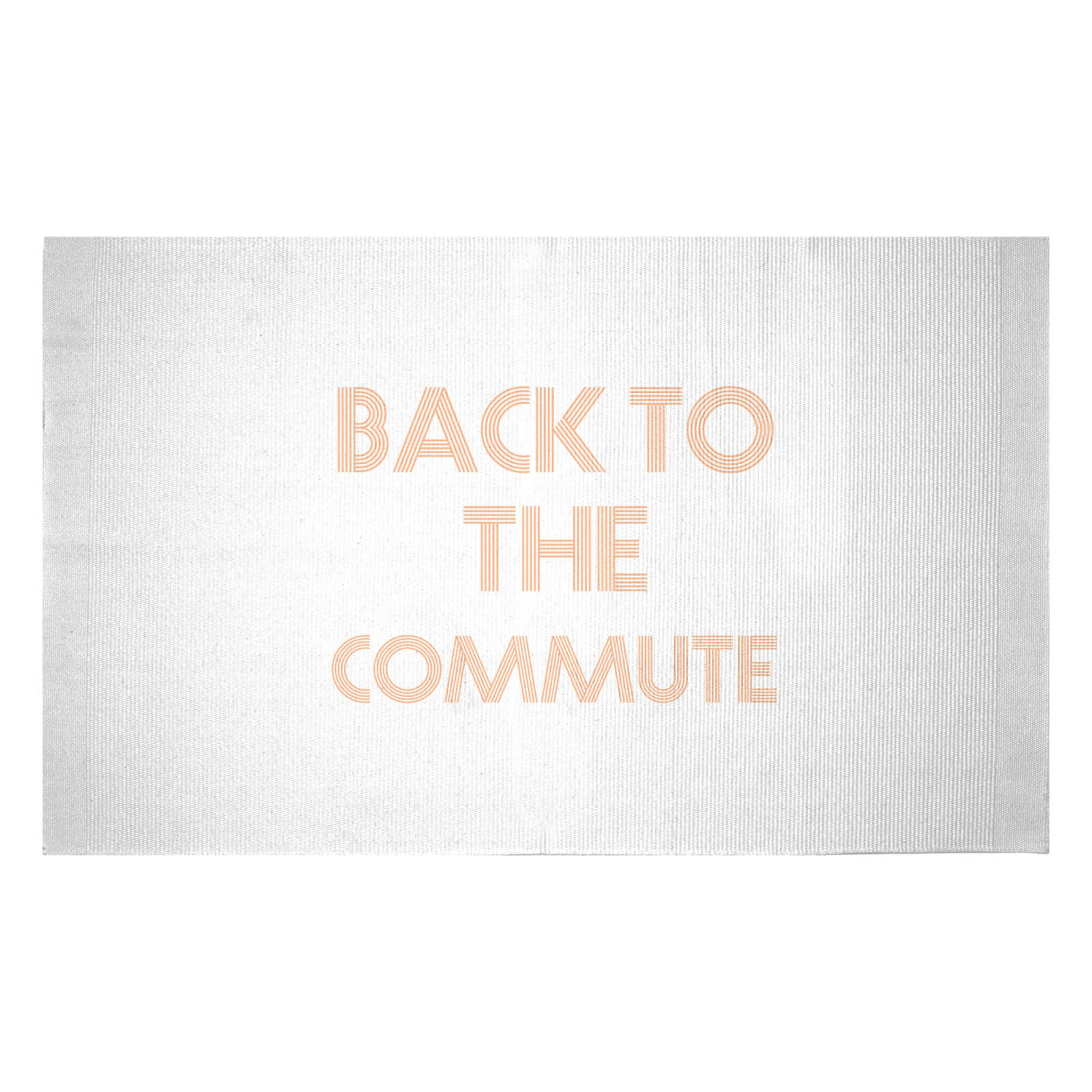 Back To The Commute Woven Rug - Small