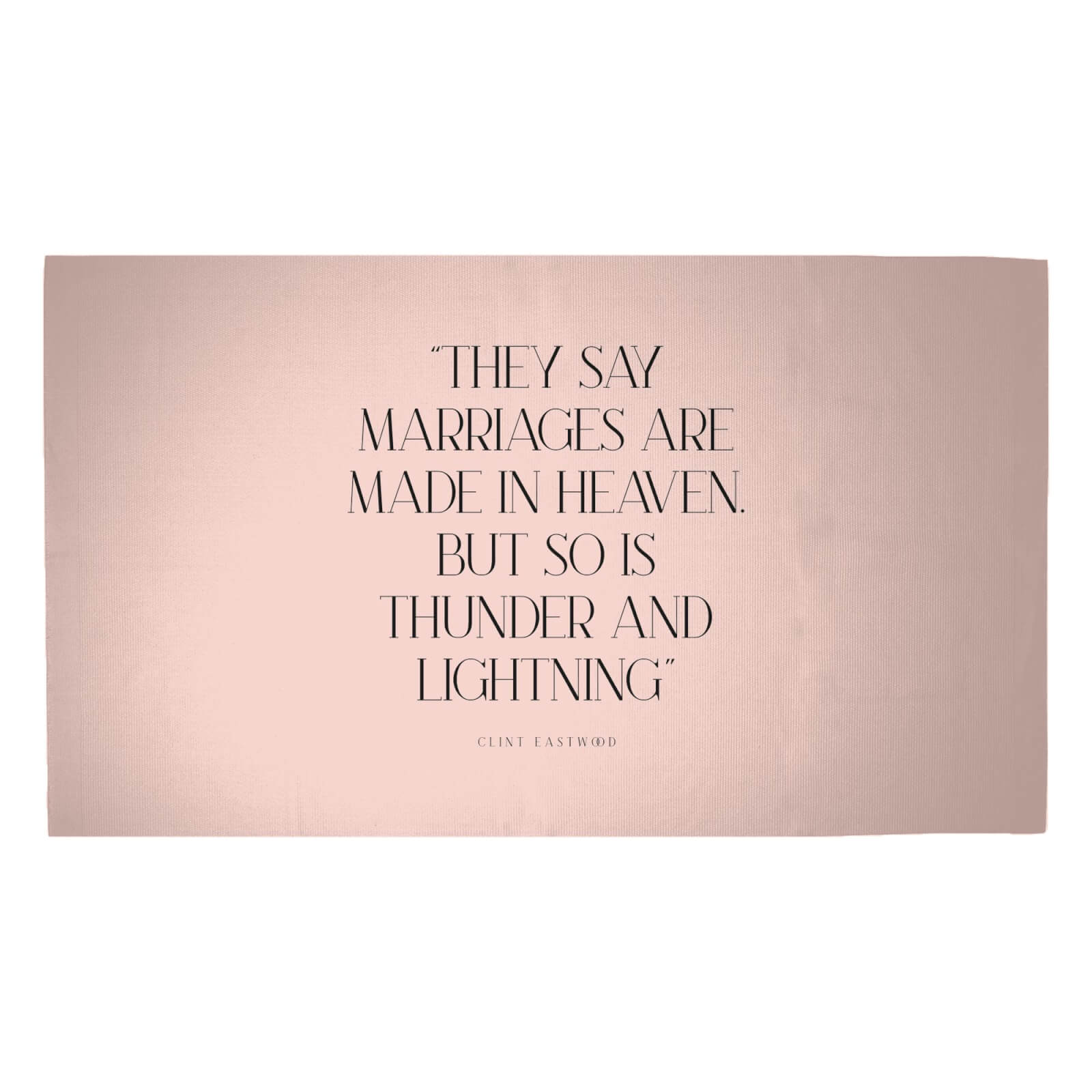They Say Marriages Are Made In Heaven Woven Rug - Medium
