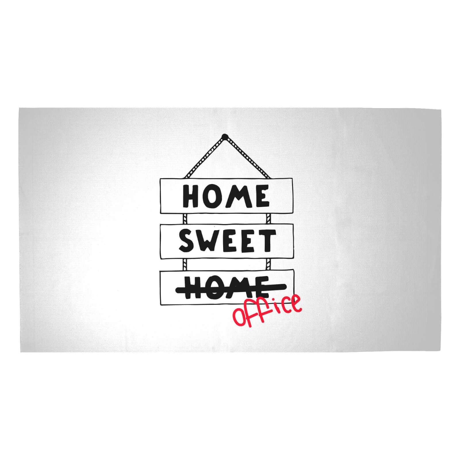 Home Sweet Office Woven Rug - Medium