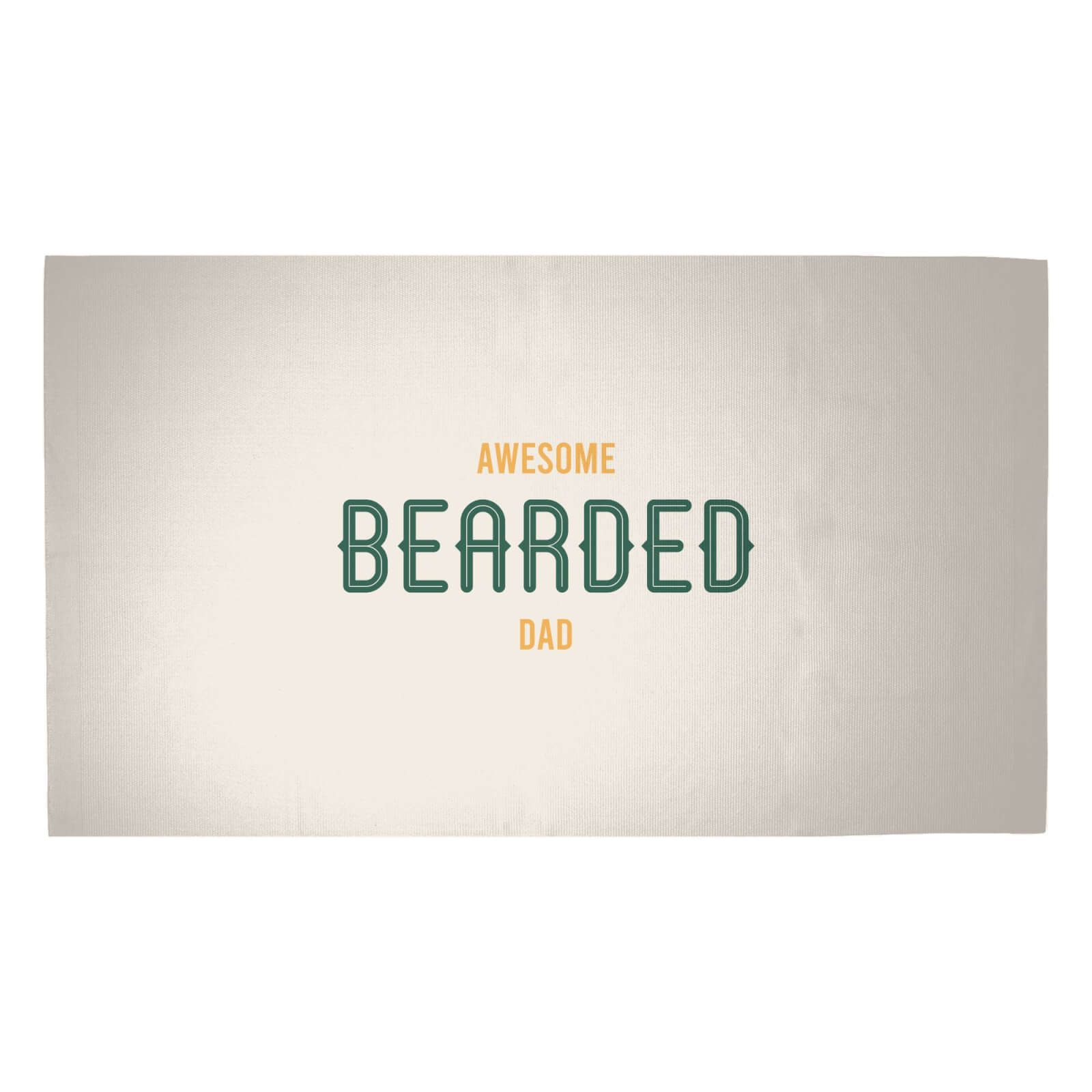 Awesome Bearded Dad Woven Rug - Medium