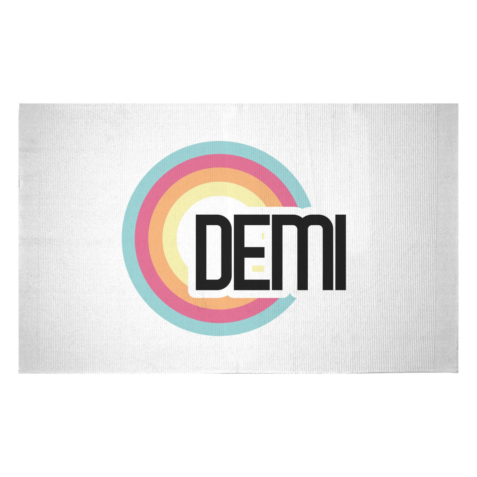 Demi Rainbow Woven Rug - Small