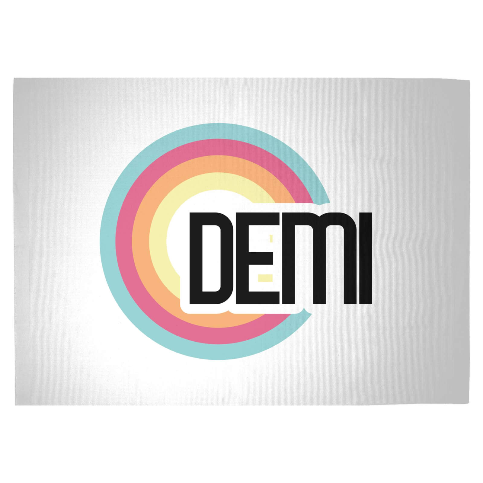 Demi Rainbow Woven Rug - Large