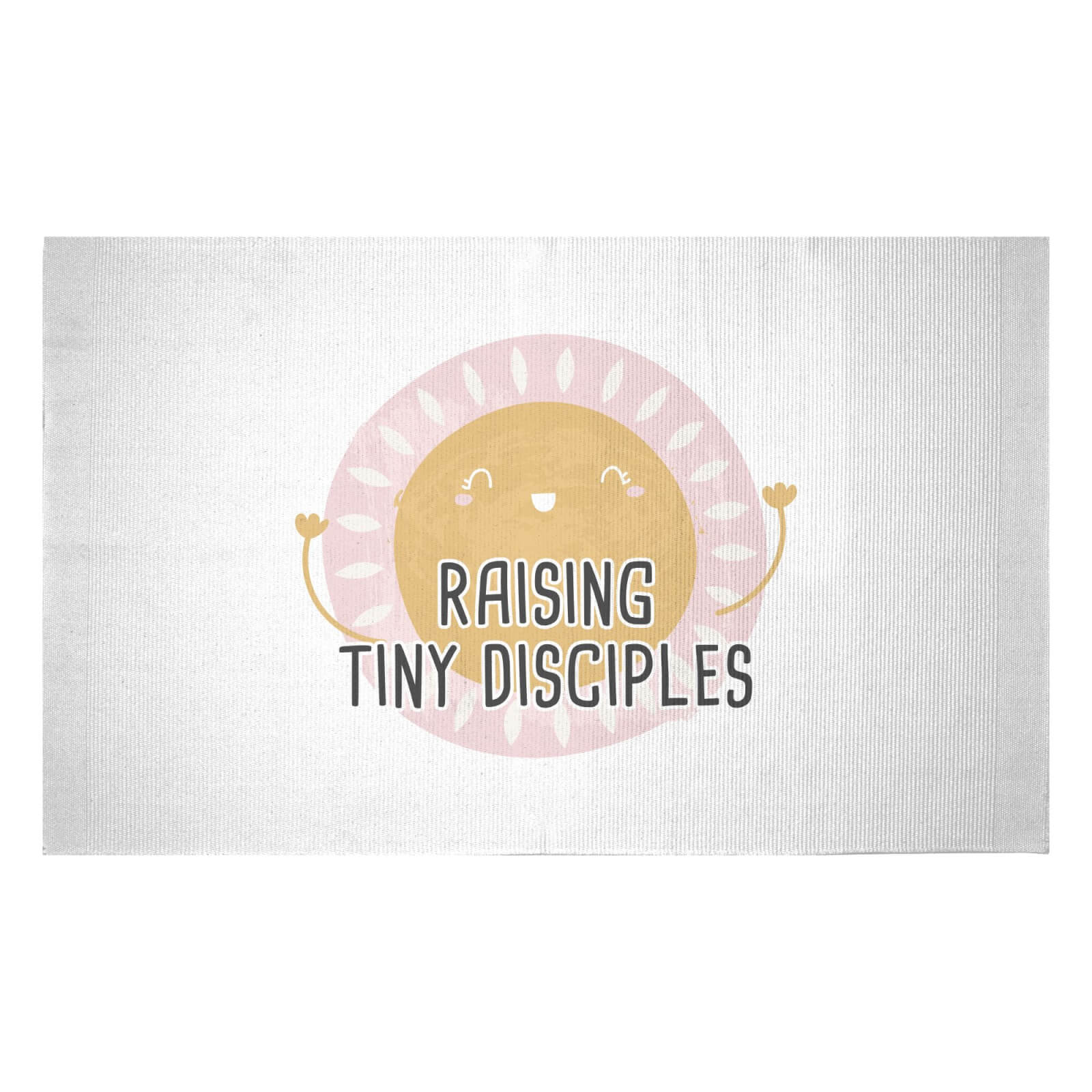 Raising Tiny Disciples Woven Rug - Small