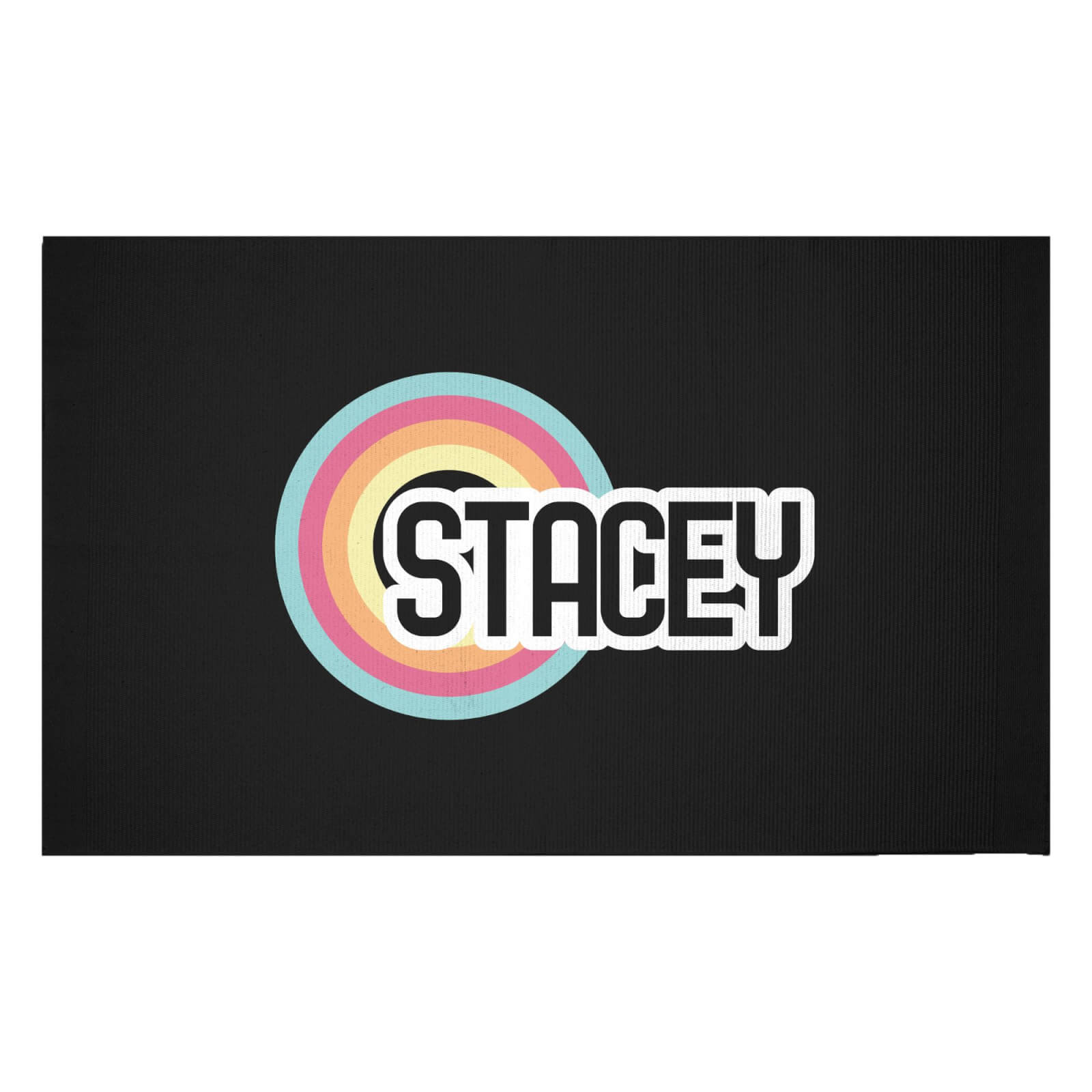 Stacey Rainbow Woven Rug - Small