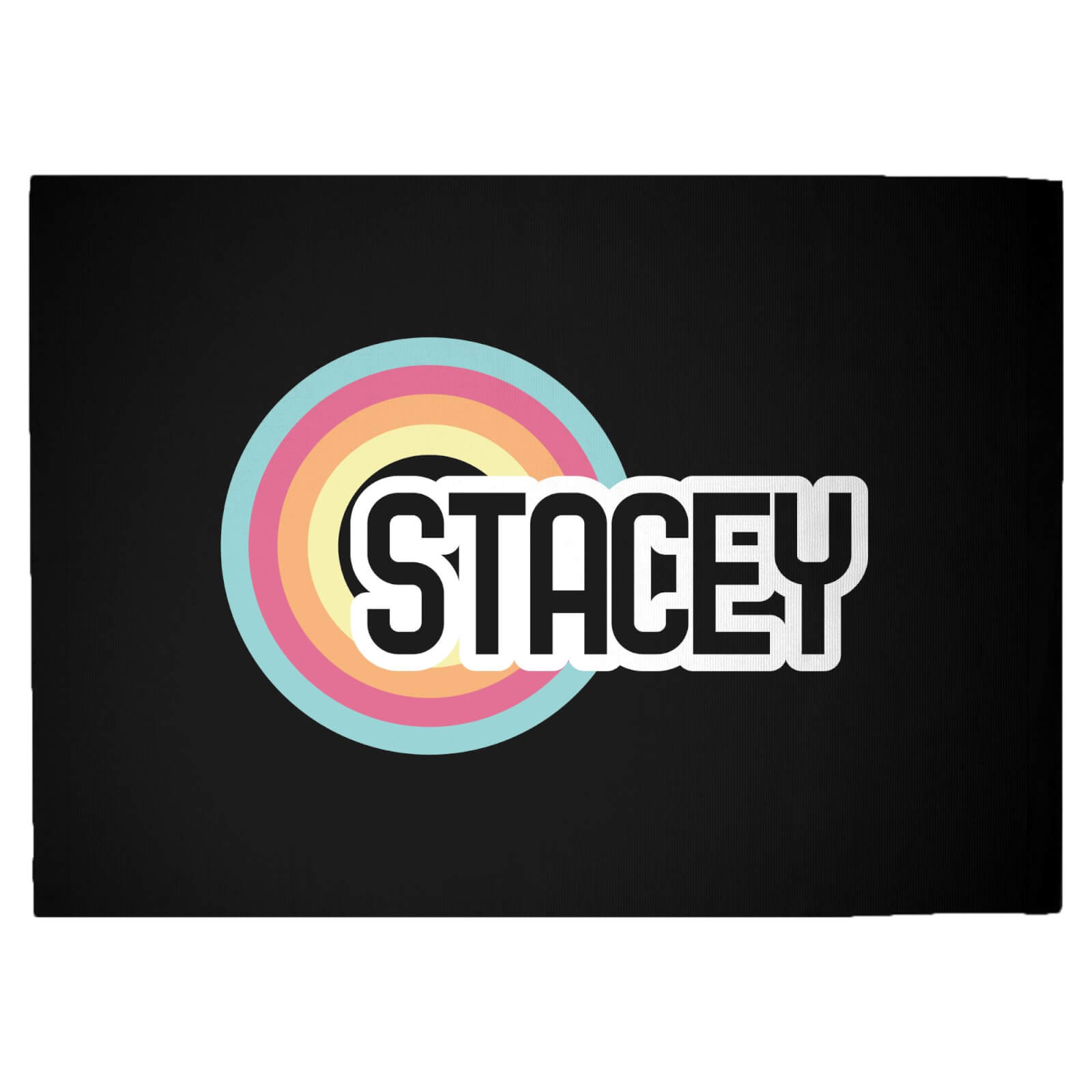 Stacey Rainbow Woven Rug - Large