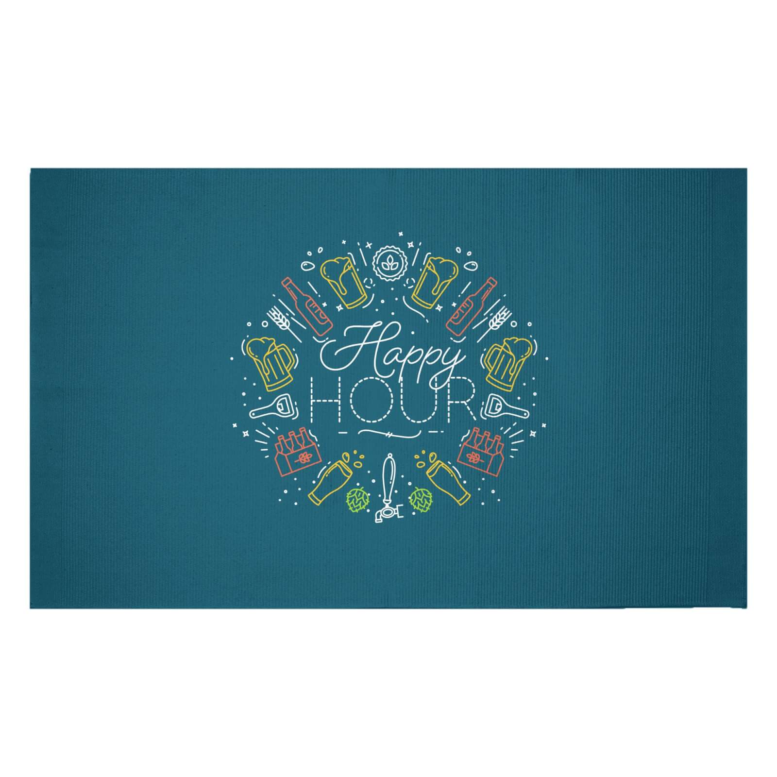 Happy Hour Woven Rug - Small