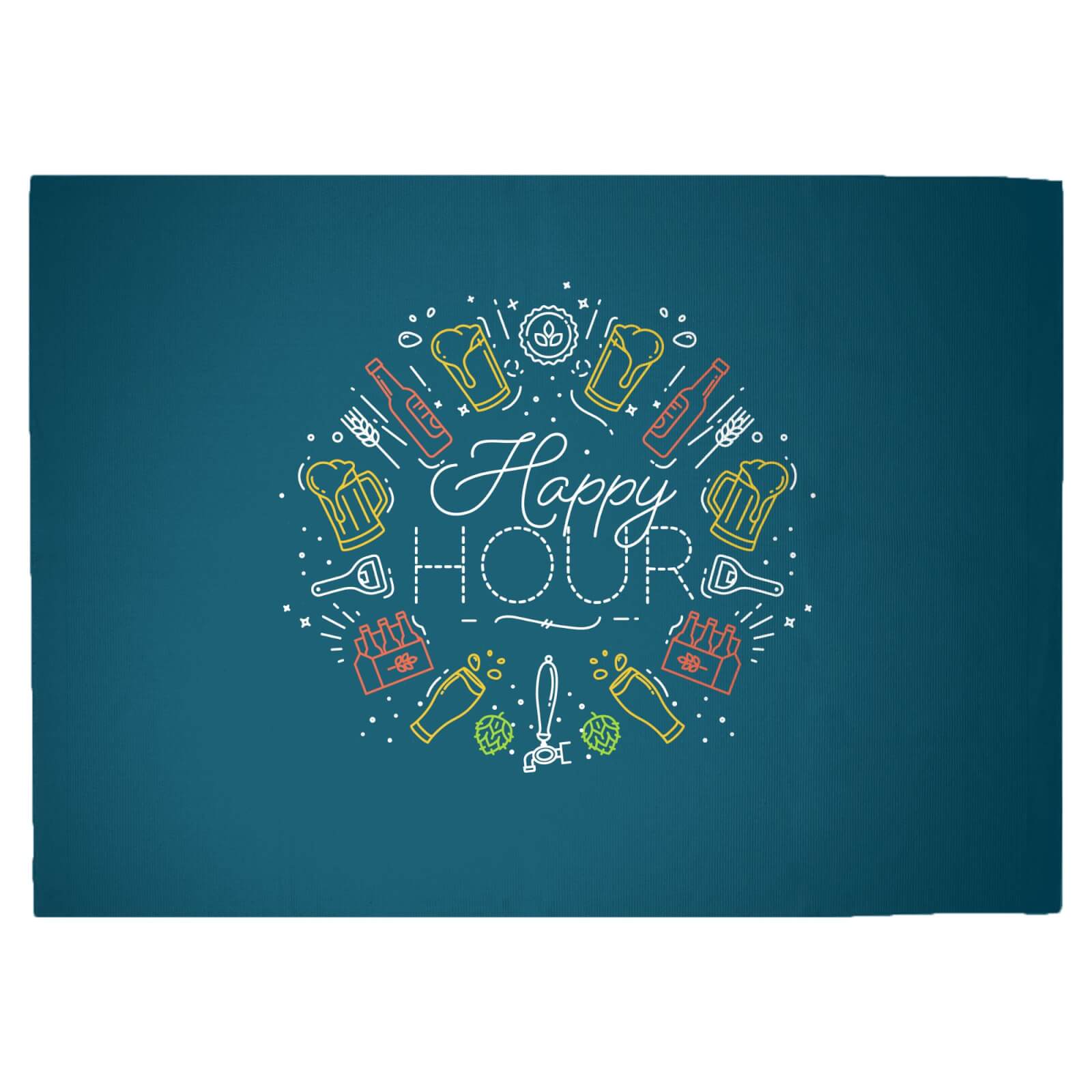 Happy Hour Woven Rug - Large
