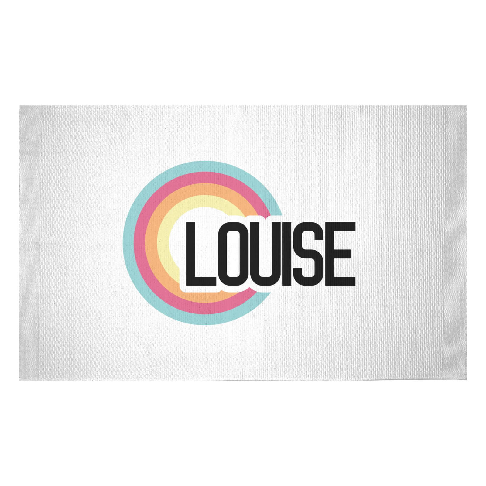 Louise Rainbow Woven Rug - Small