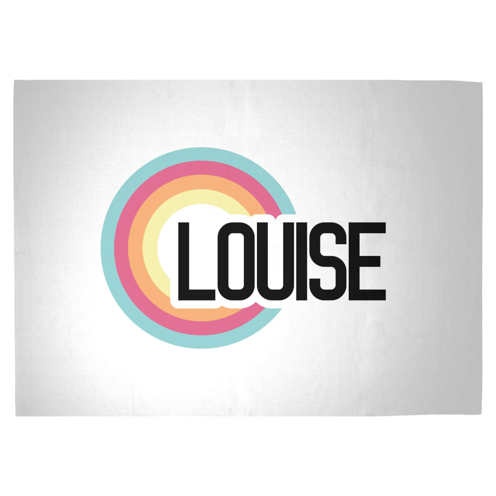 Louise Rainbow Woven Rug - Large
