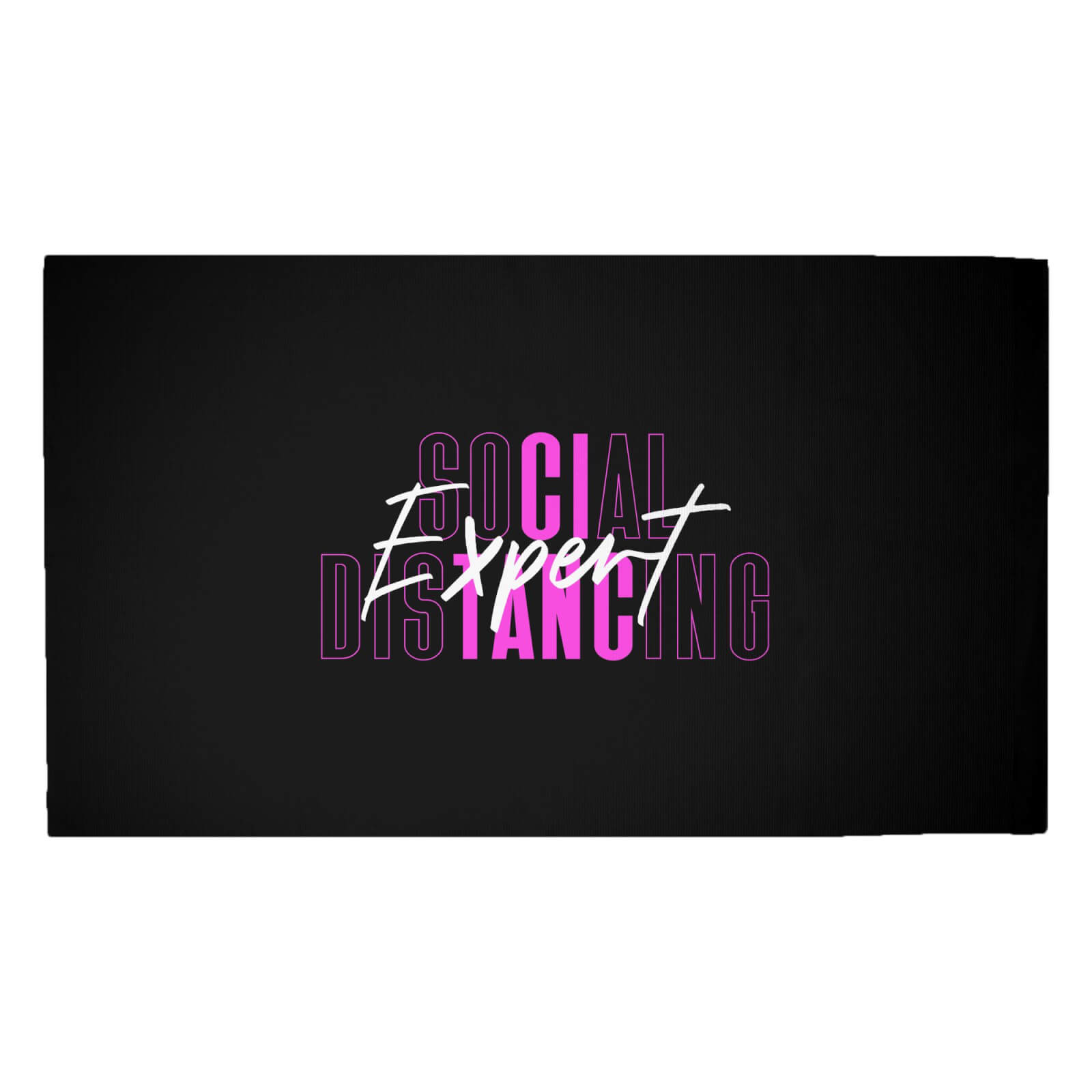 Social Distancing Expert Woven Rug - Medium