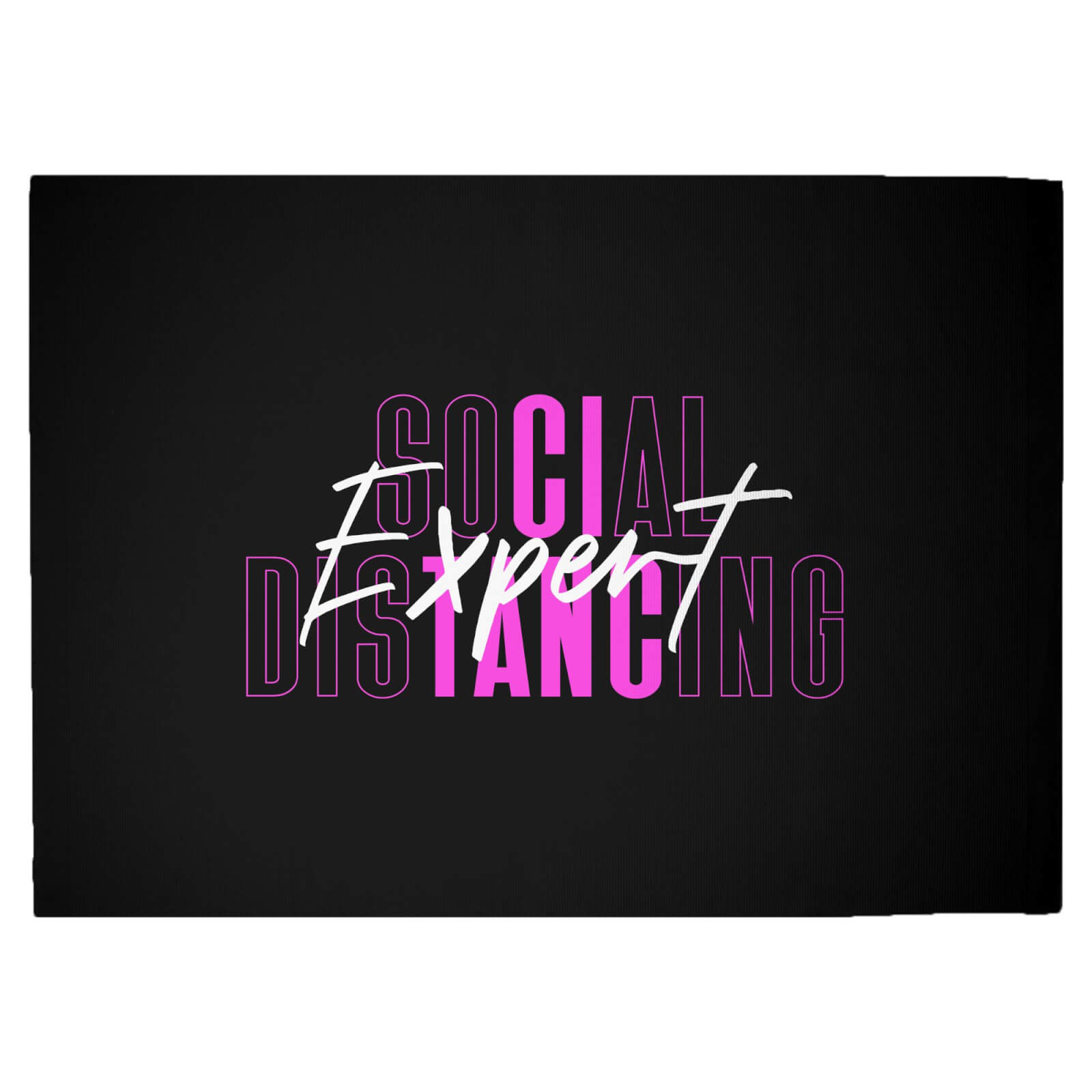 Social Distancing Expert Woven Rug - Large