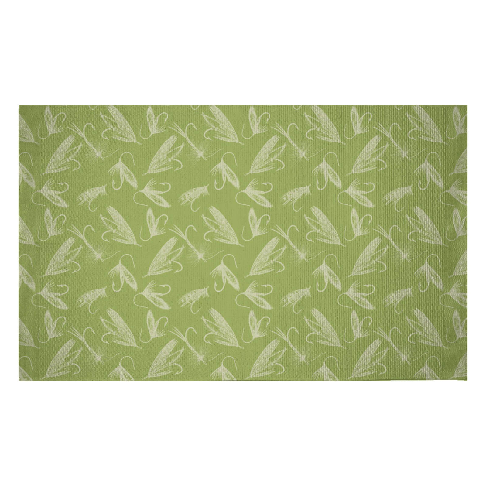 Fishing Hook Woven Rug - Small