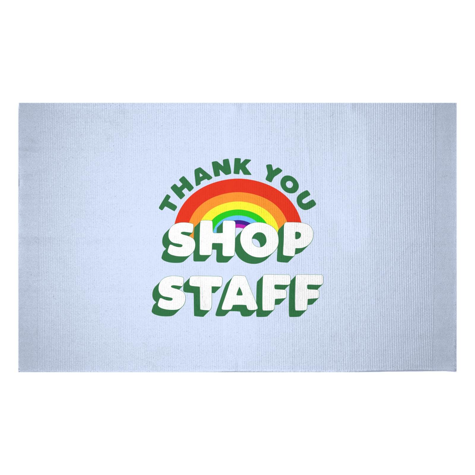 Thank You Shop Staff Woven Rug - Small