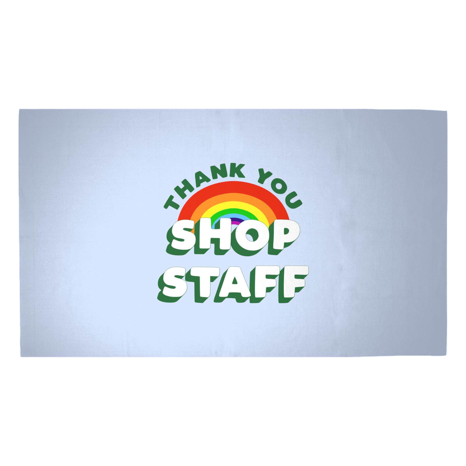 Thank You Shop Staff Woven Rug - Medium