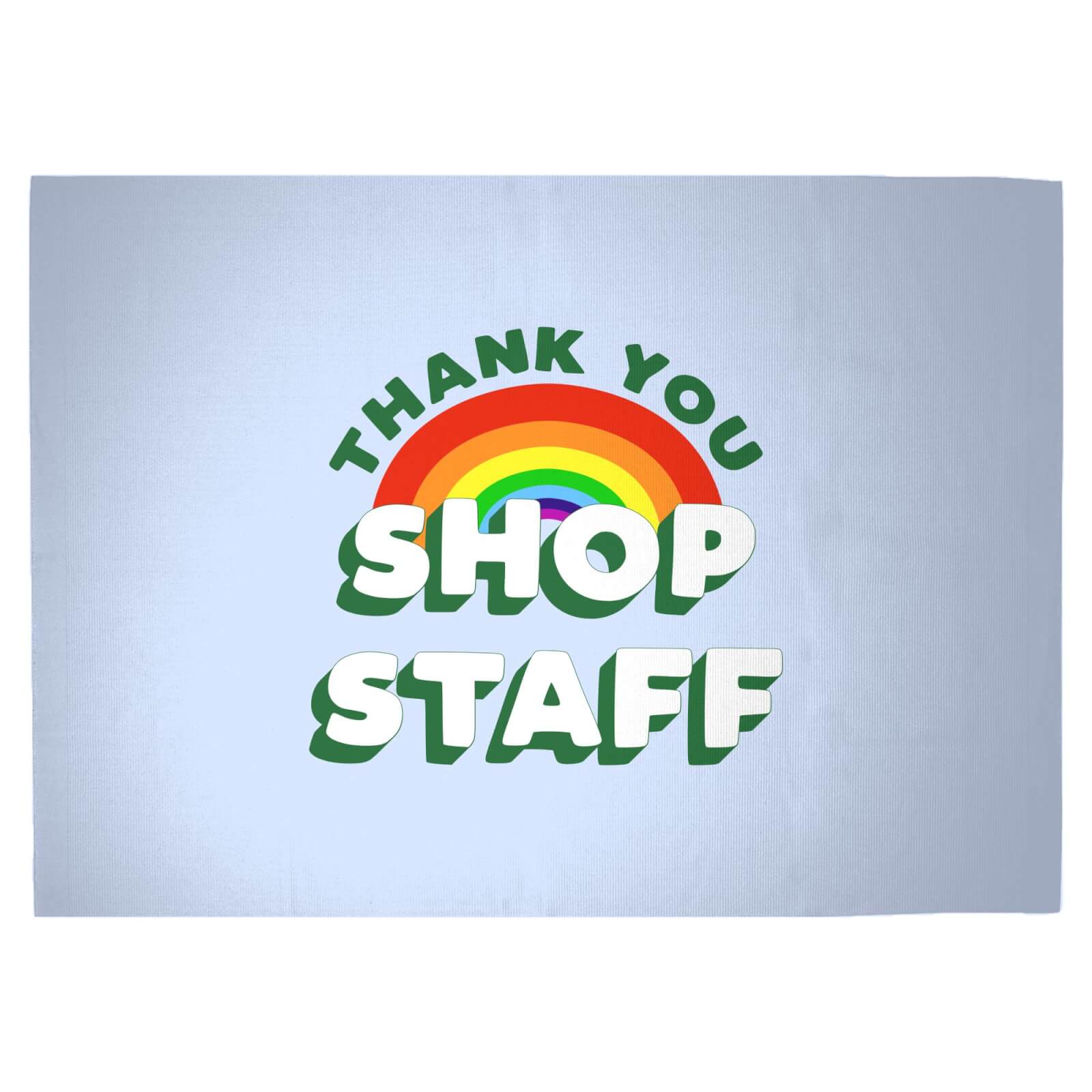 Thank You Shop Staff Woven Rug - Large