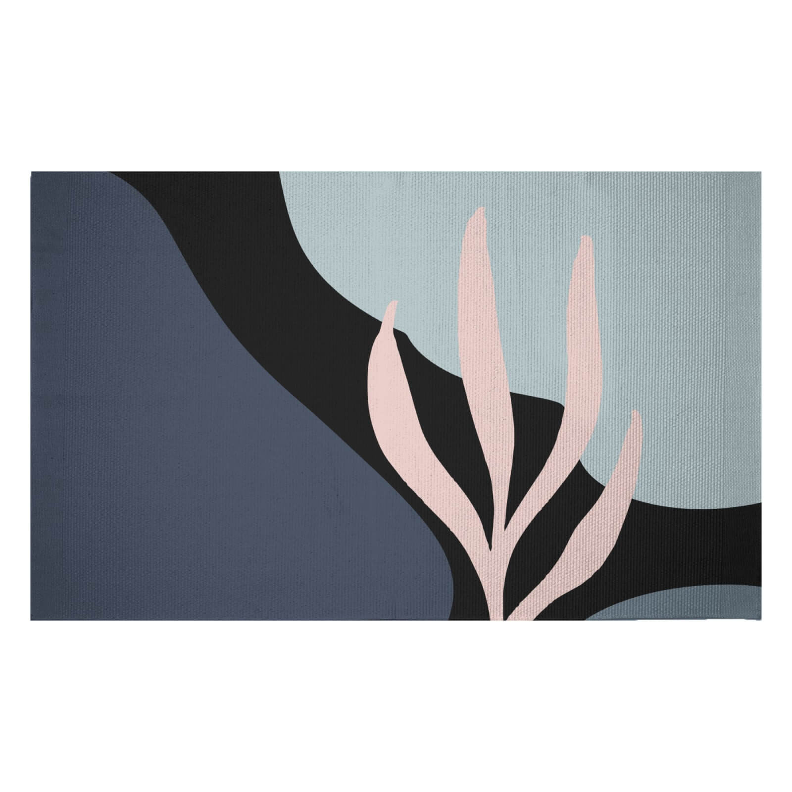 Rocks And Trees Woven Rug - Small