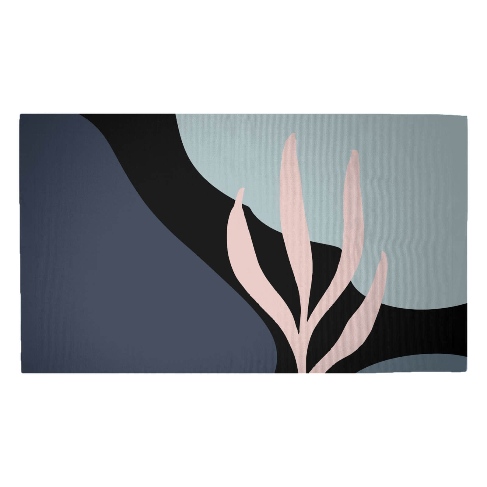 Rocks And Trees Woven Rug - Medium