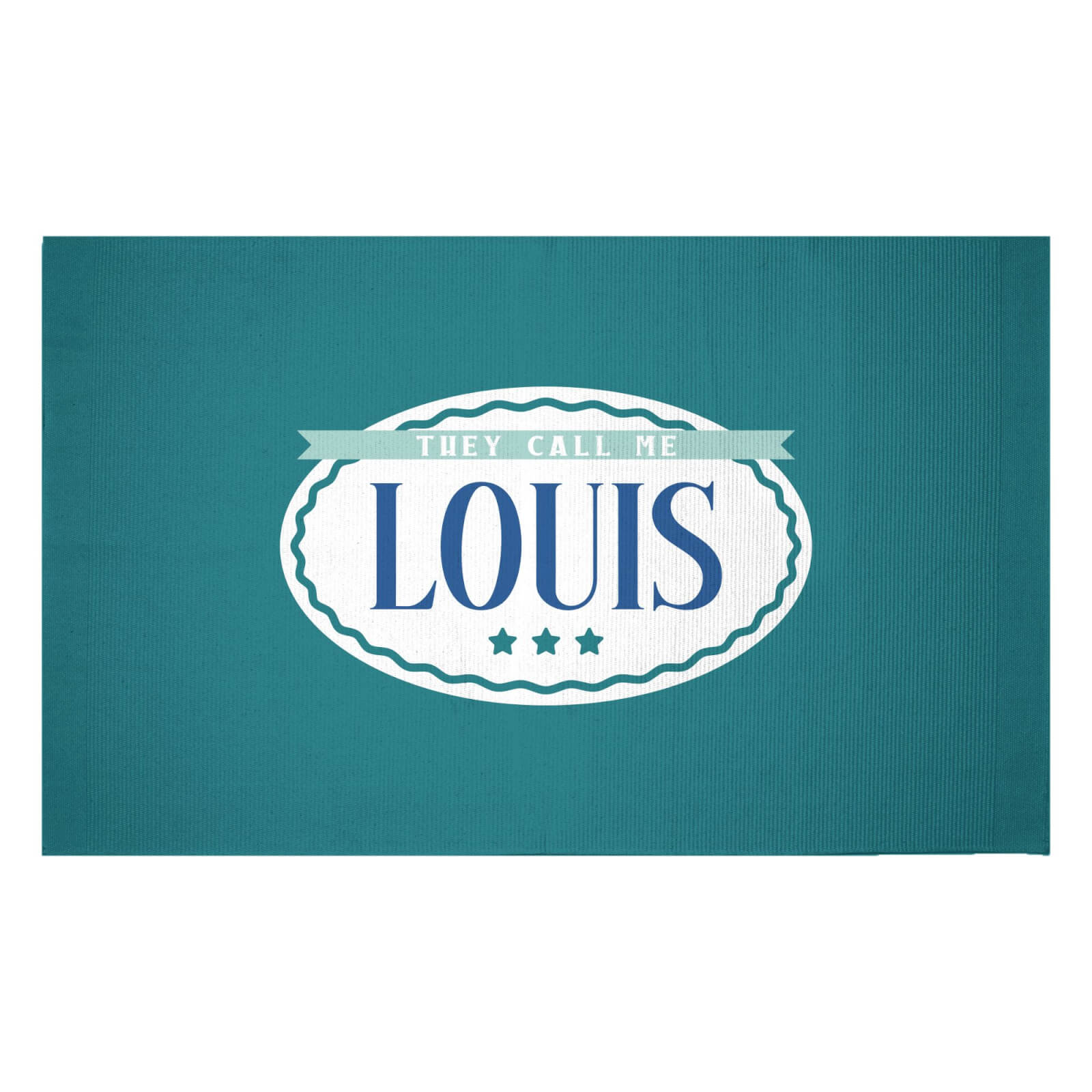 They Call Me Louis Woven Rug - Small