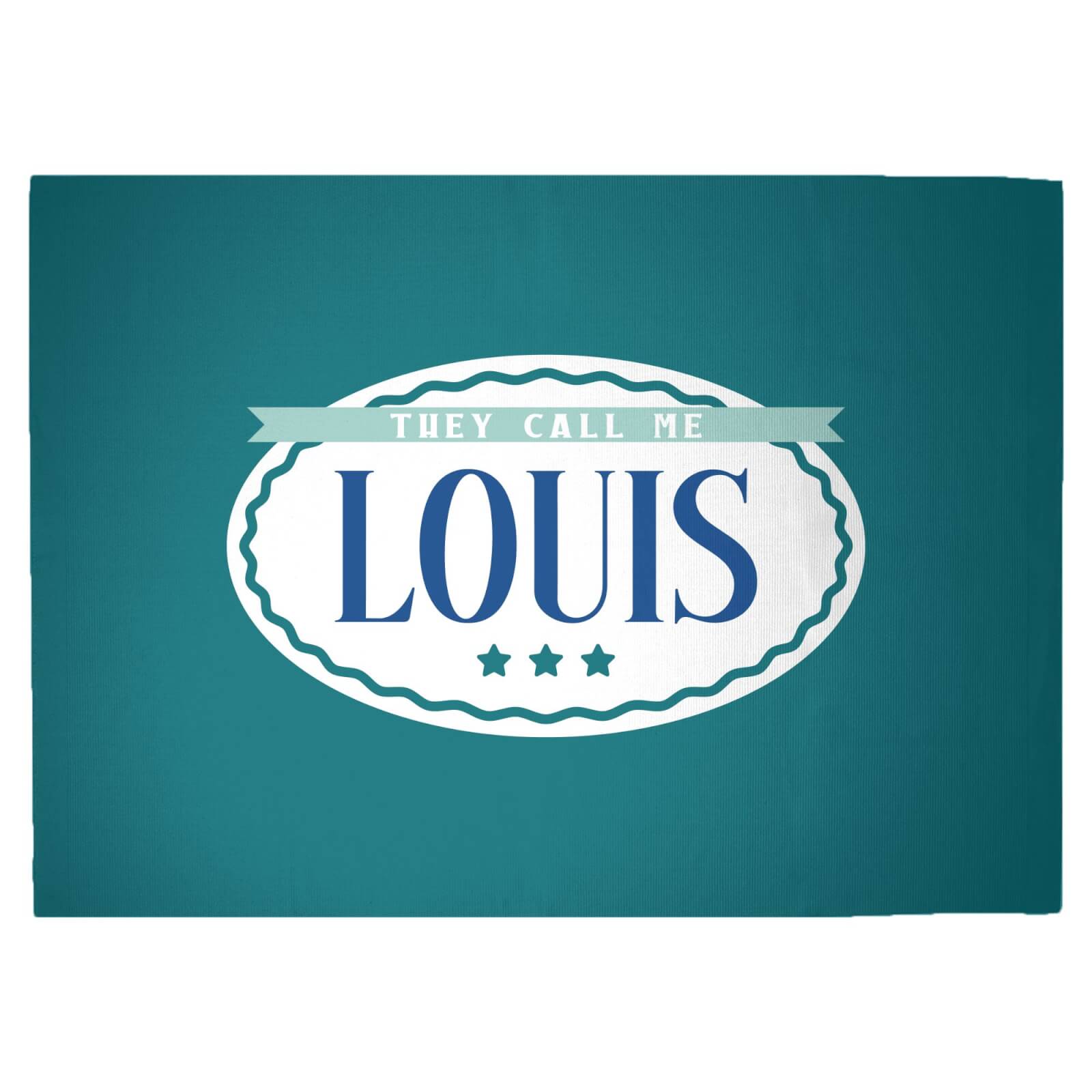 They Call Me Louis Woven Rug - Large