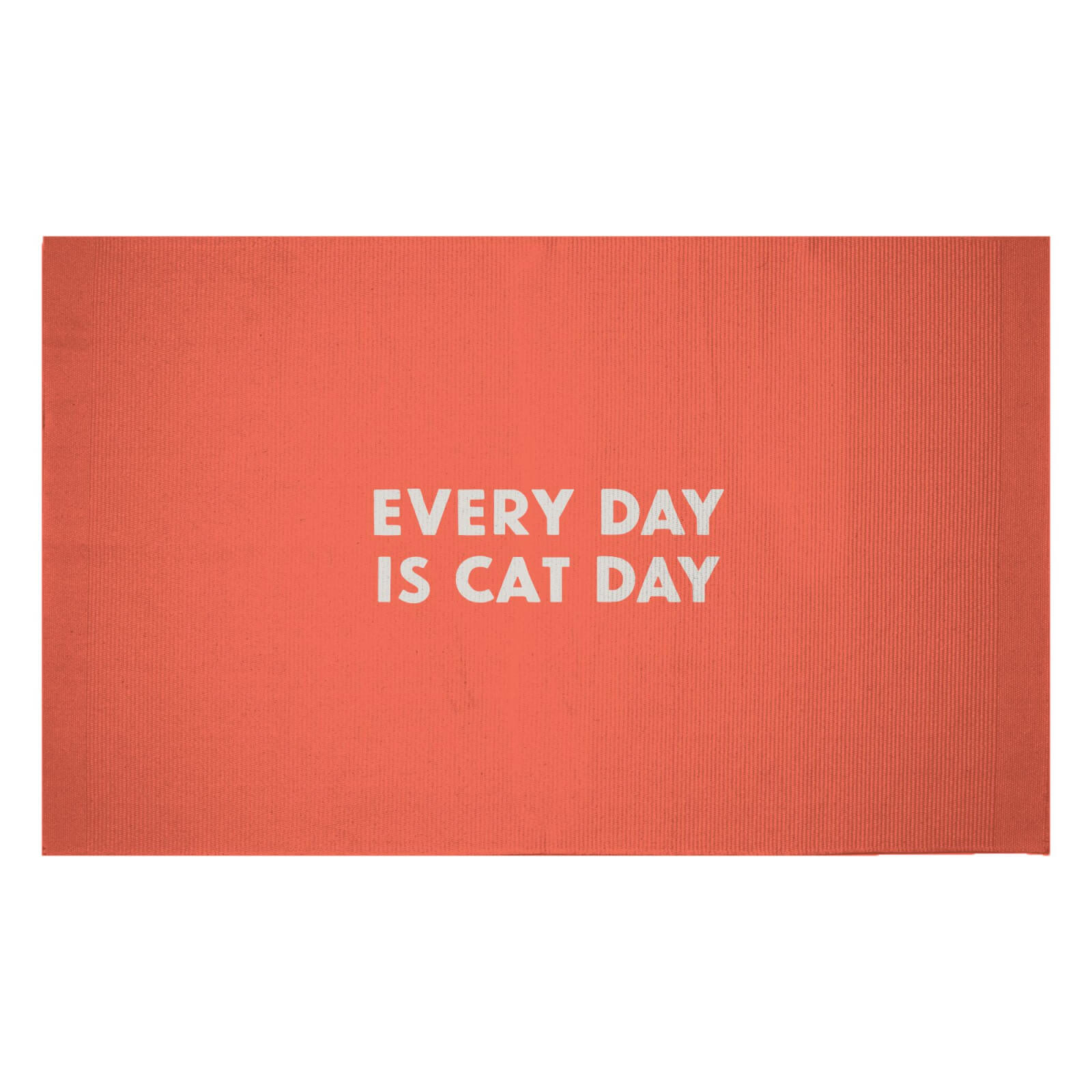 Every Day Is Cat Day Woven Rug - Small