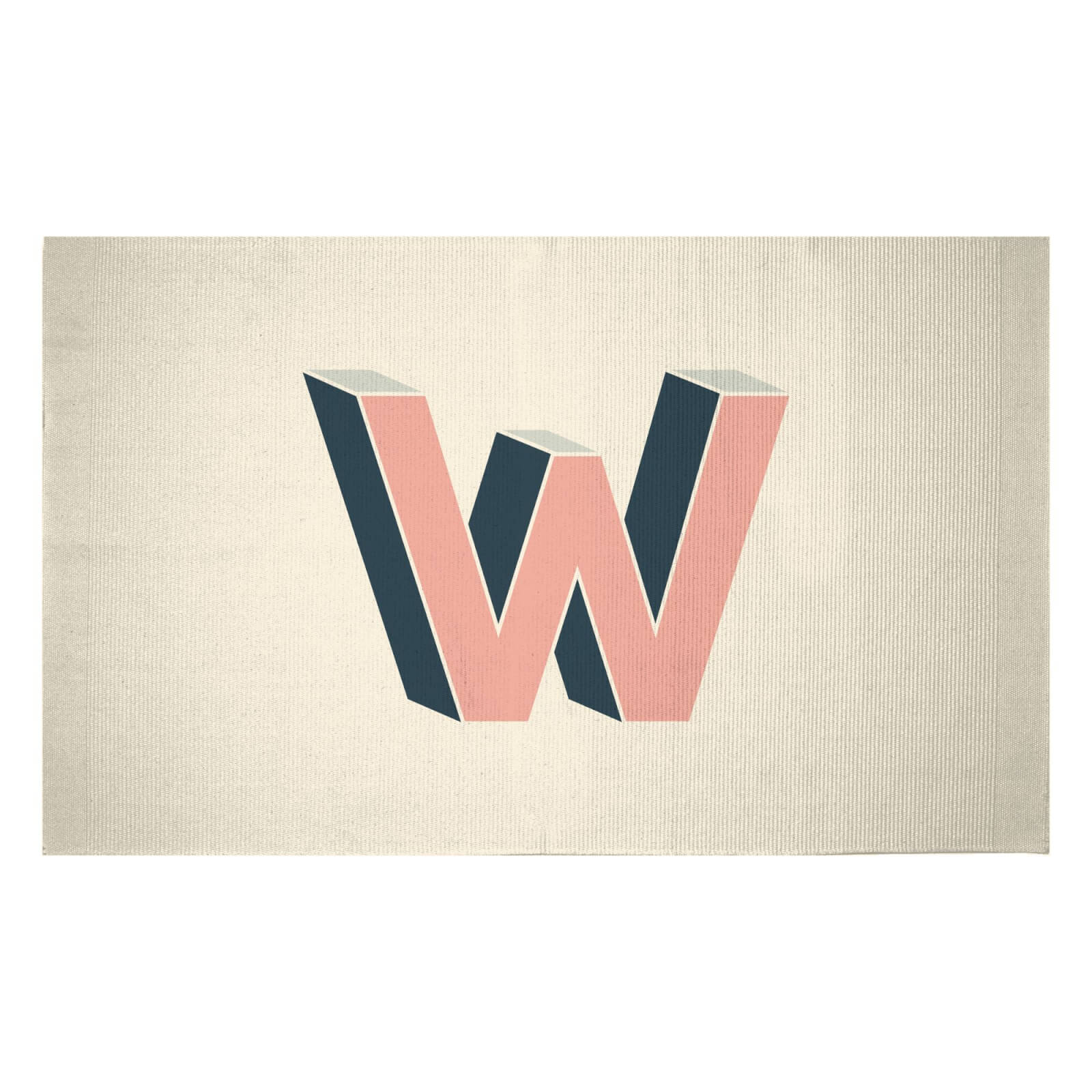 W Woven Rug - Small