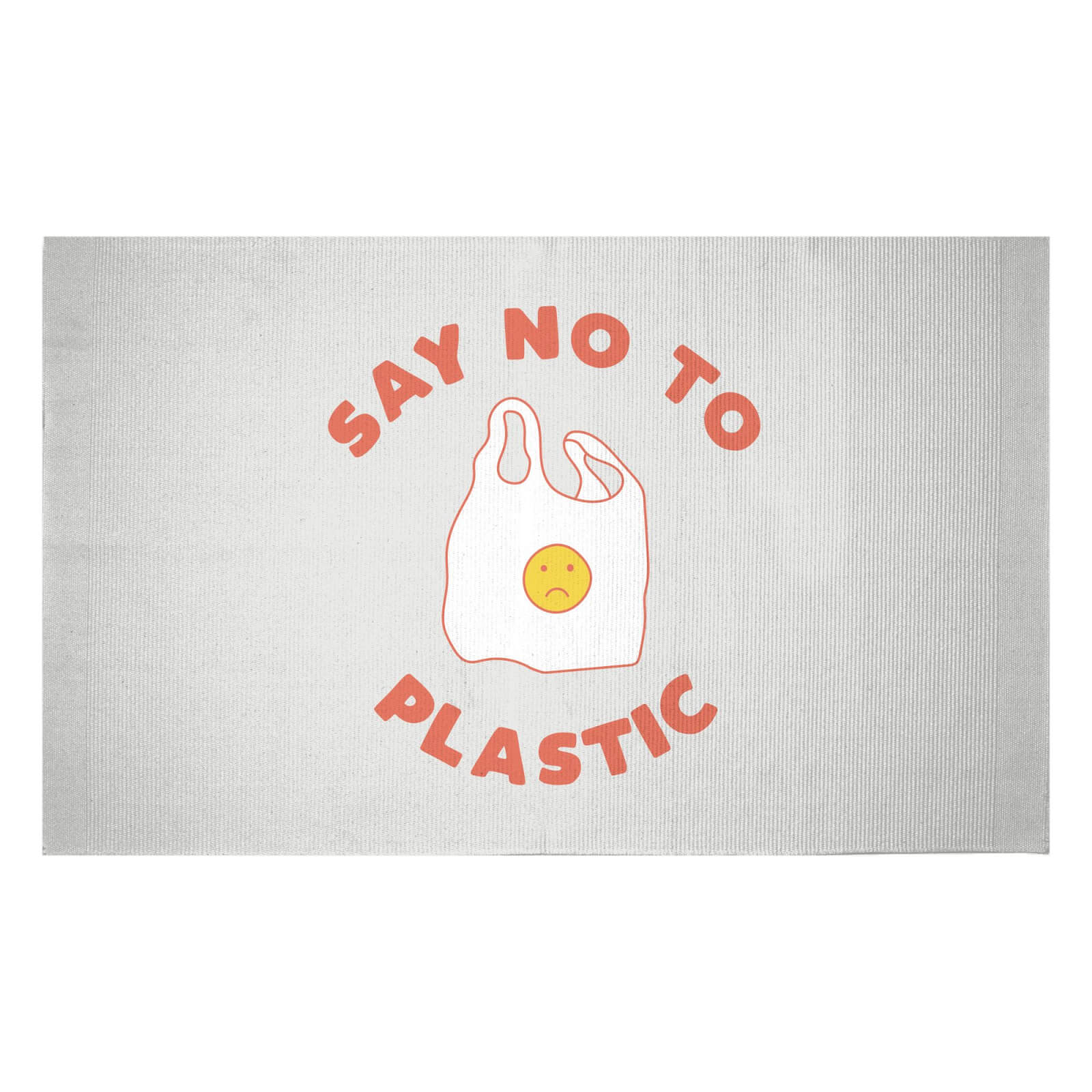 Say No To Plastic Woven Rug - Small