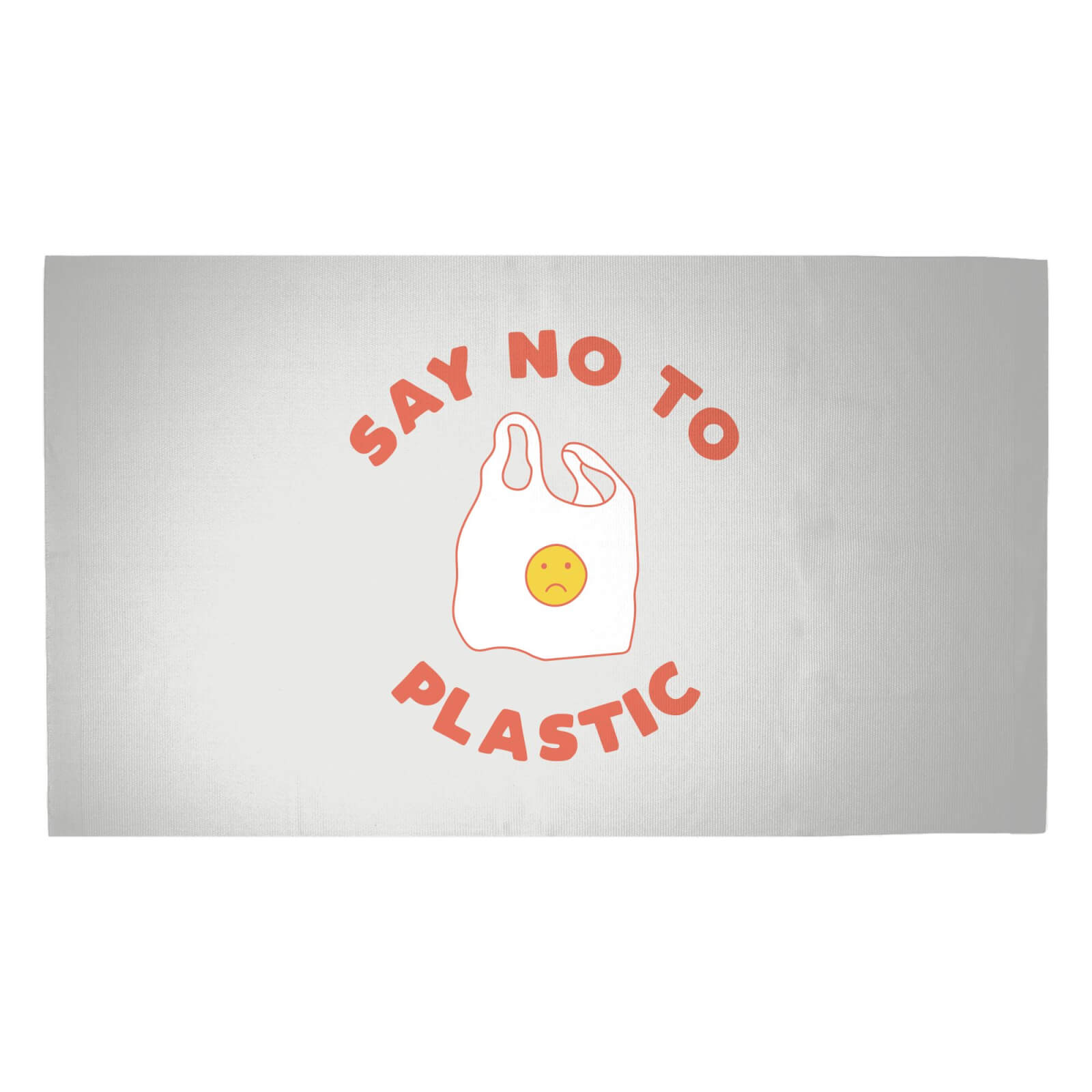 Say No To Plastic Woven Rug - Medium