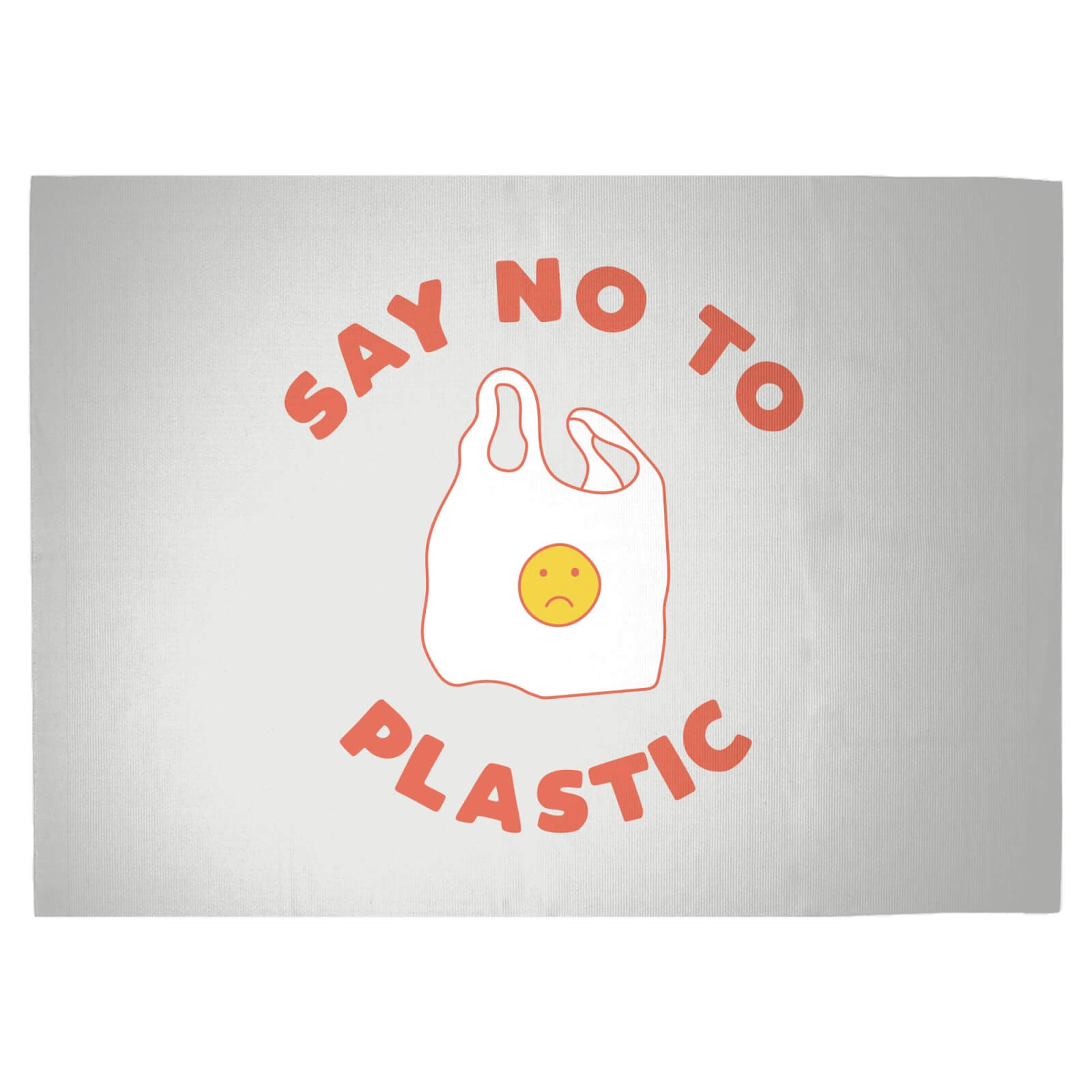 Say No To Plastic Woven Rug - Large