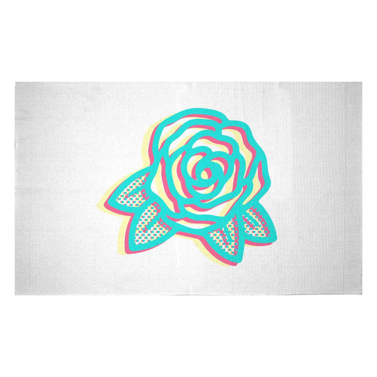 Summer Rose Woven Rug - Small