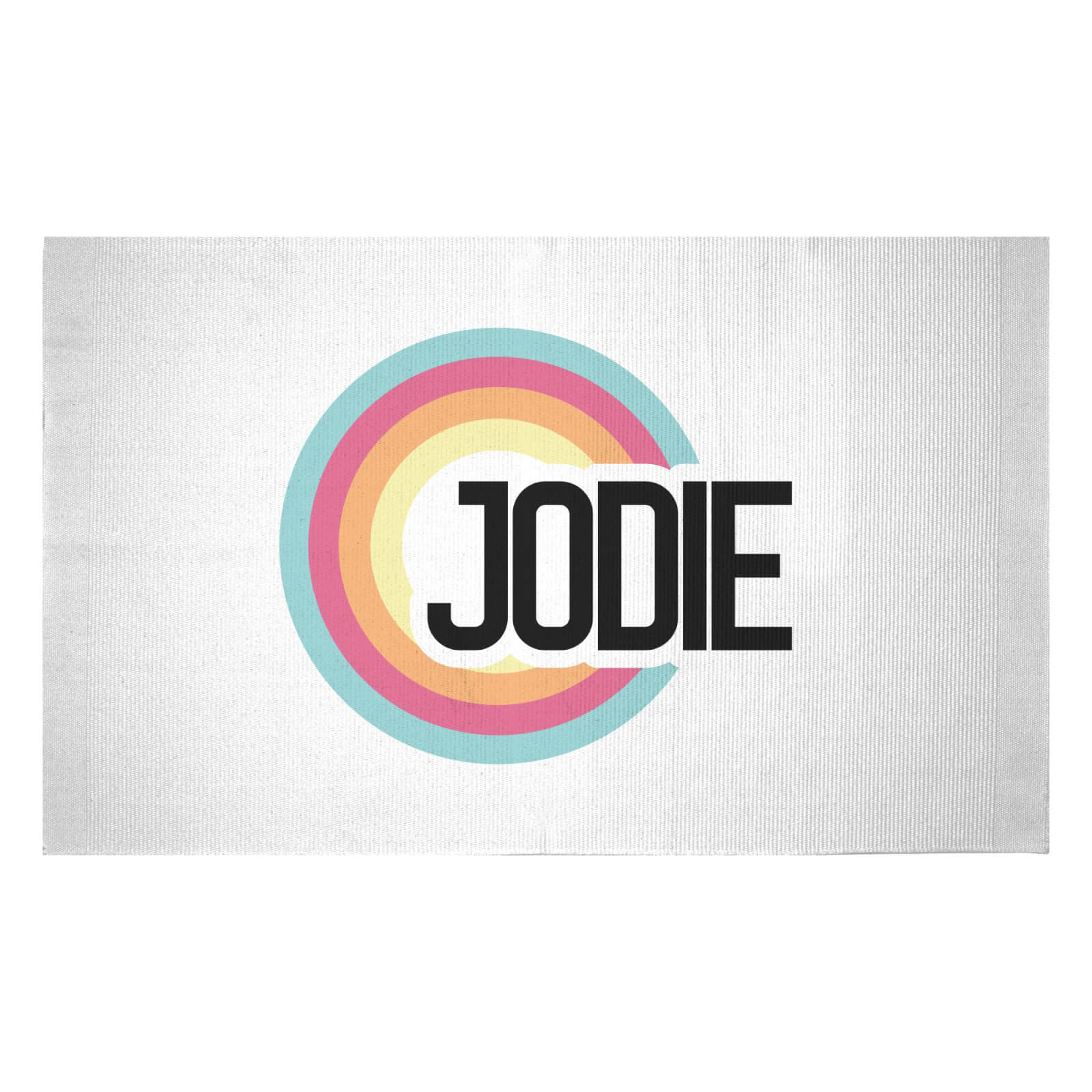 Jodie Rainbow Woven Rug - Small