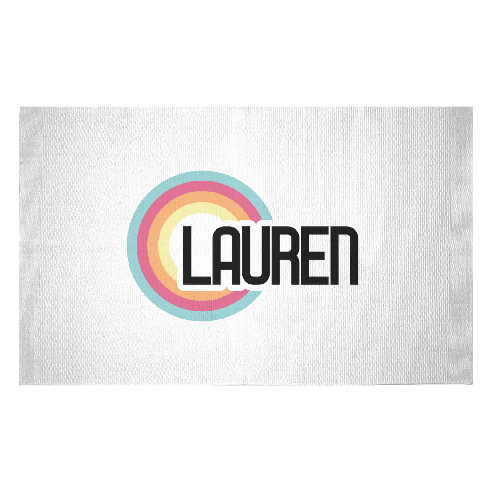 Lauren Rainbow Woven Rug - Small