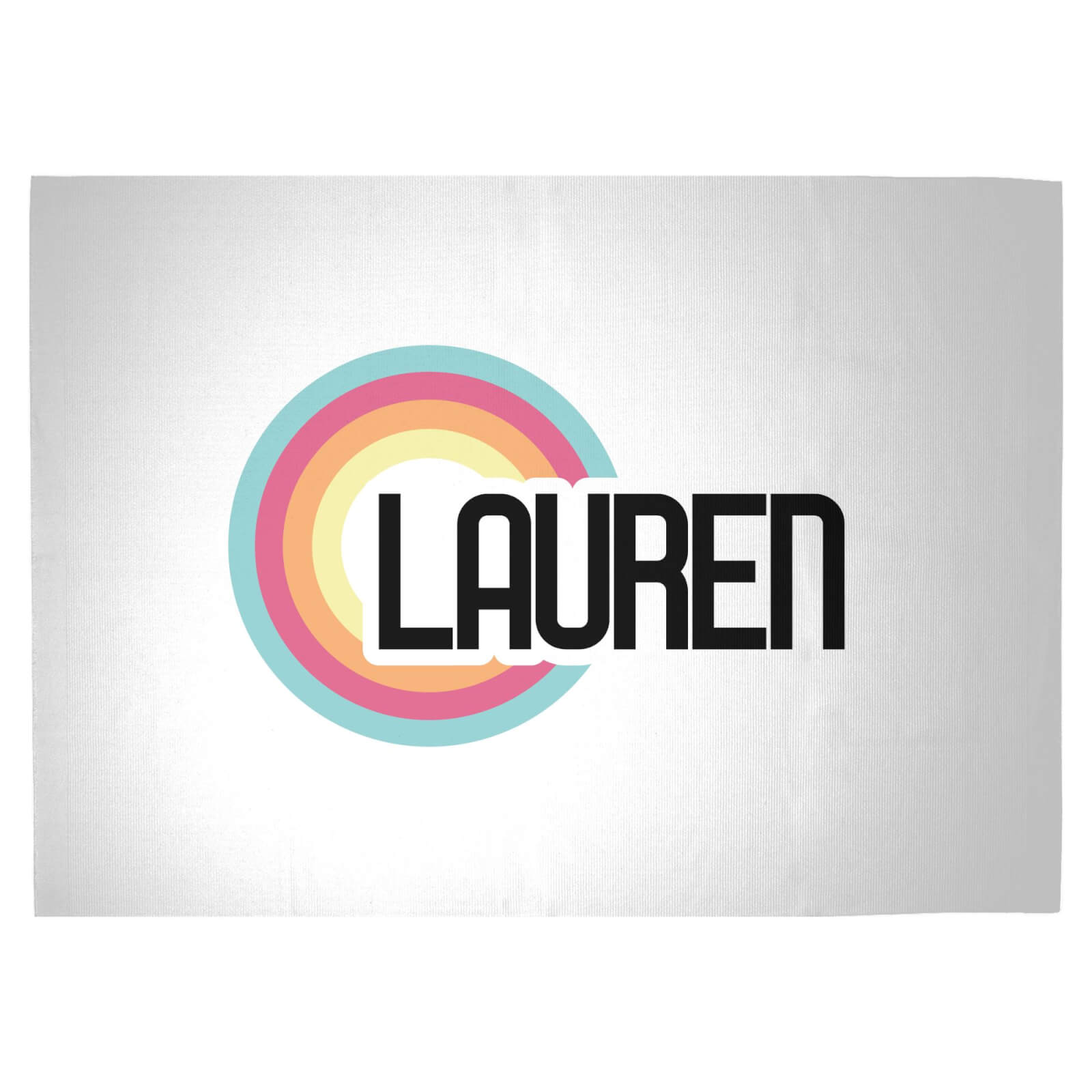 Lauren Rainbow Woven Rug - Large